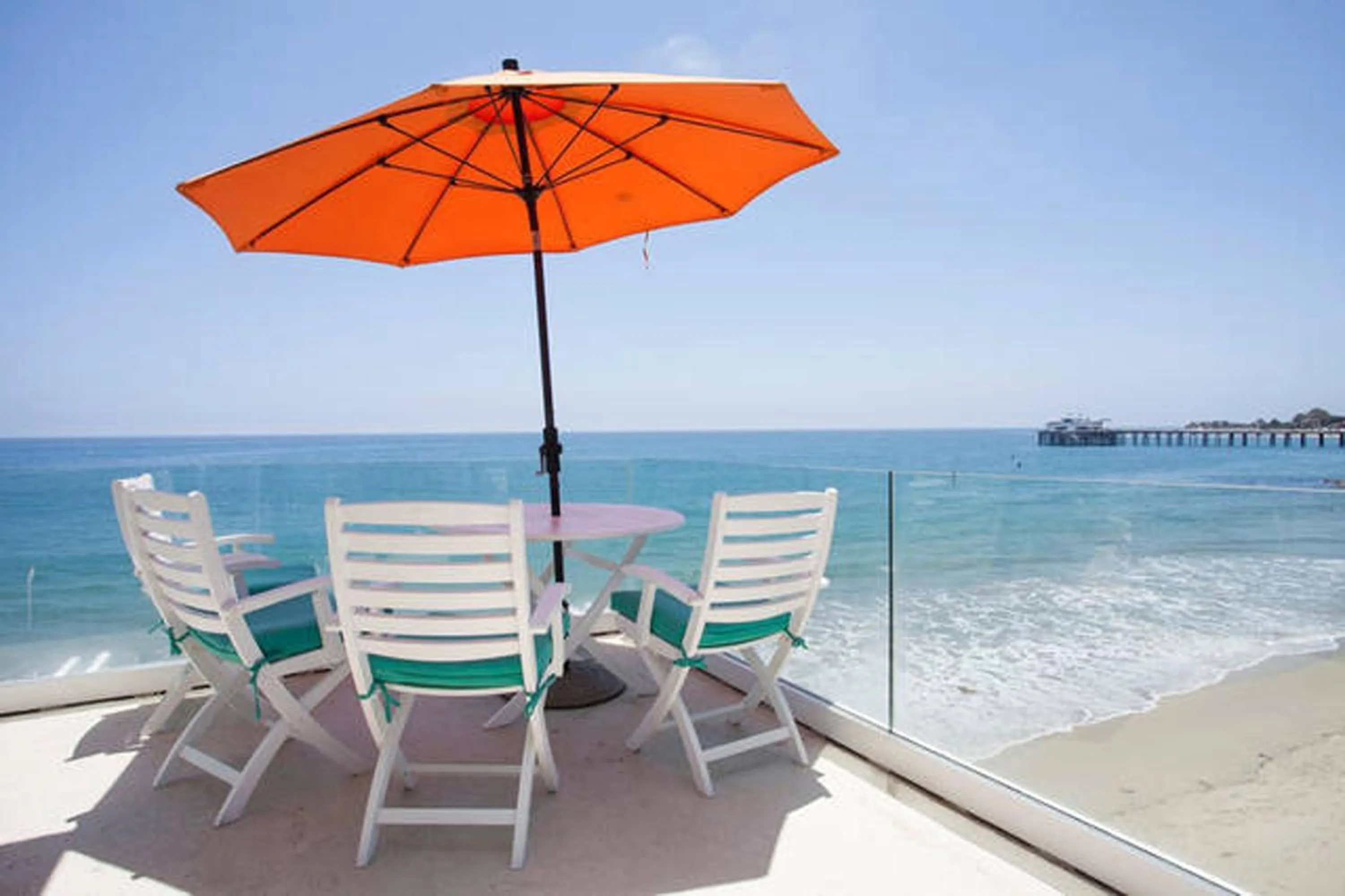 Balcony/Terrace in Malibu Private Beach Apartments