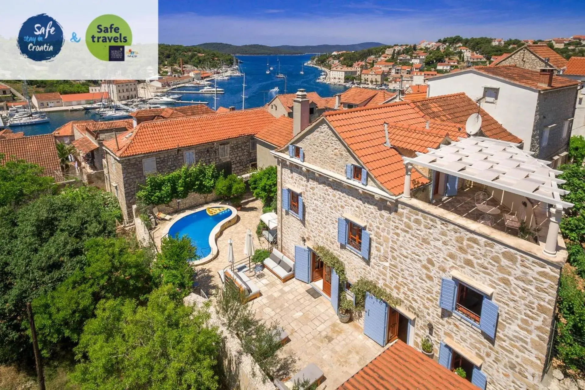 Villa Vicina Heritage villa for 9,Milna - close to restaurants and shops Villa Vicina Heritage villa for 9,Milna - close to restaurants and shops