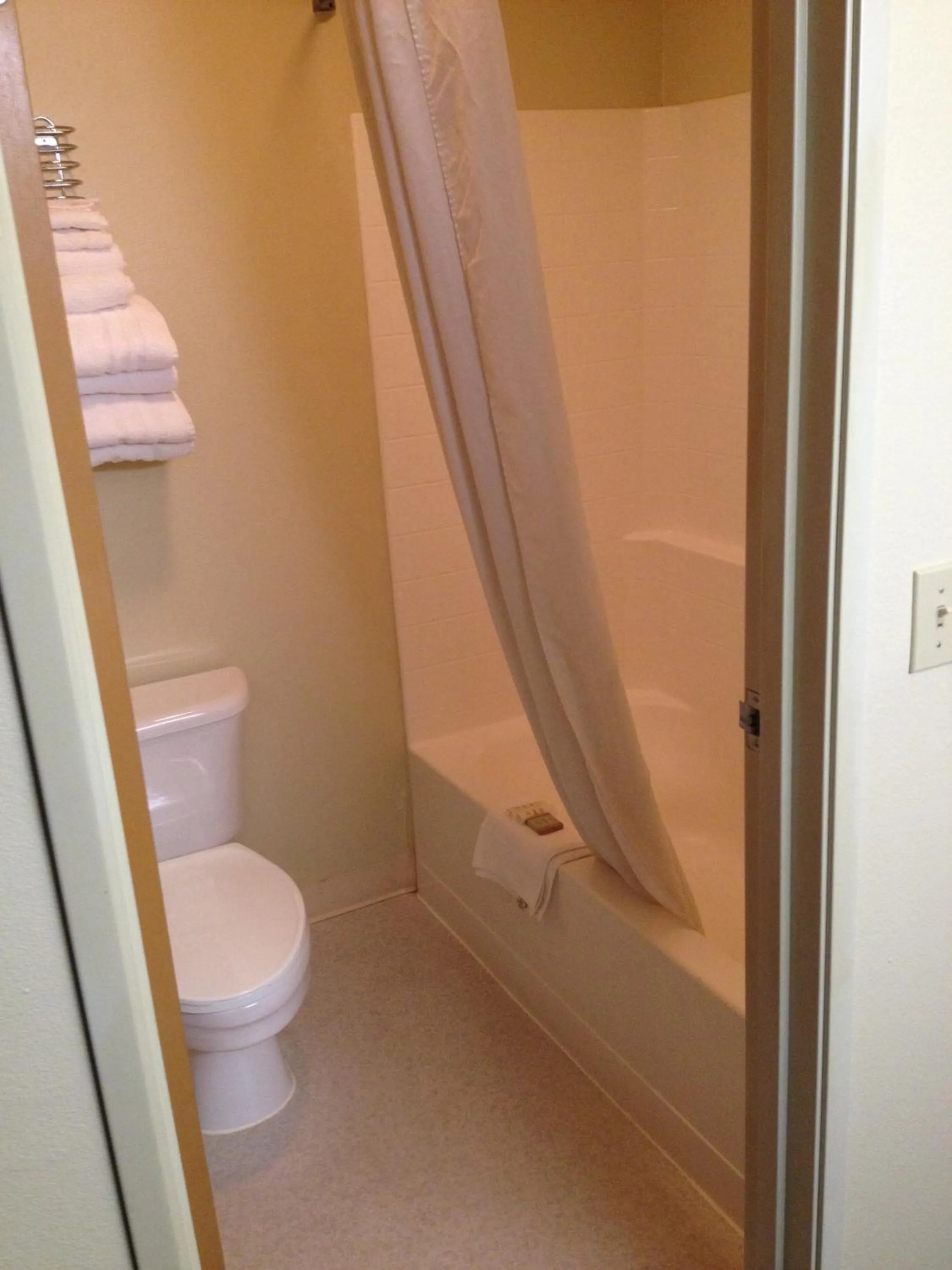 Shower in Super 8 by Wyndham McCall