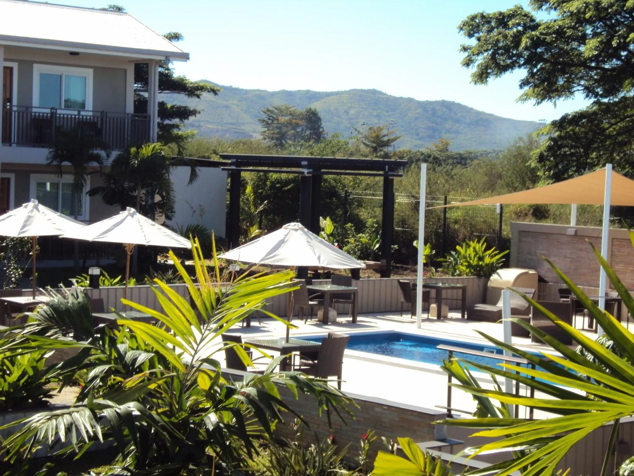 Garden view in Hotel Colibri