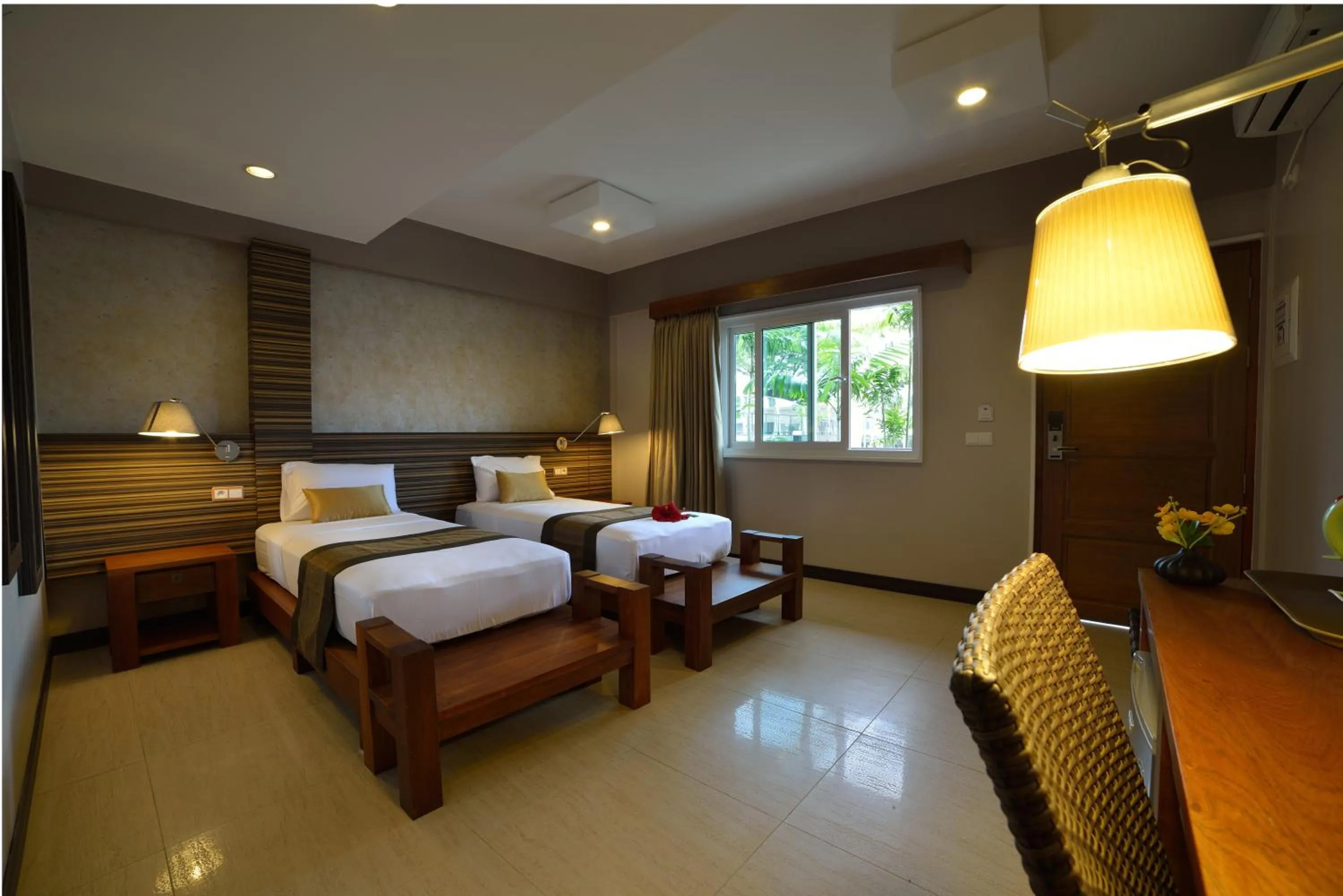 Bed in Hotel Colibri