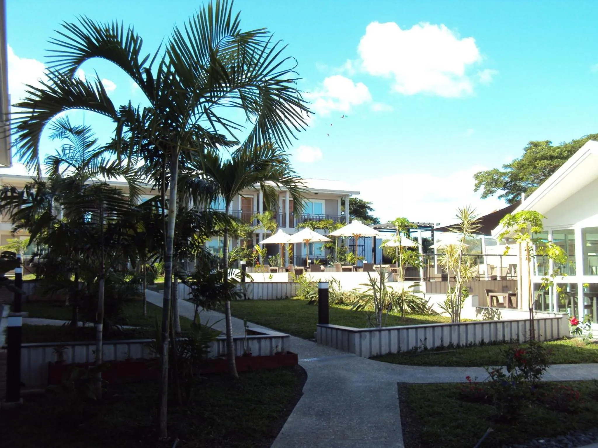 Garden view in Hotel Colibri