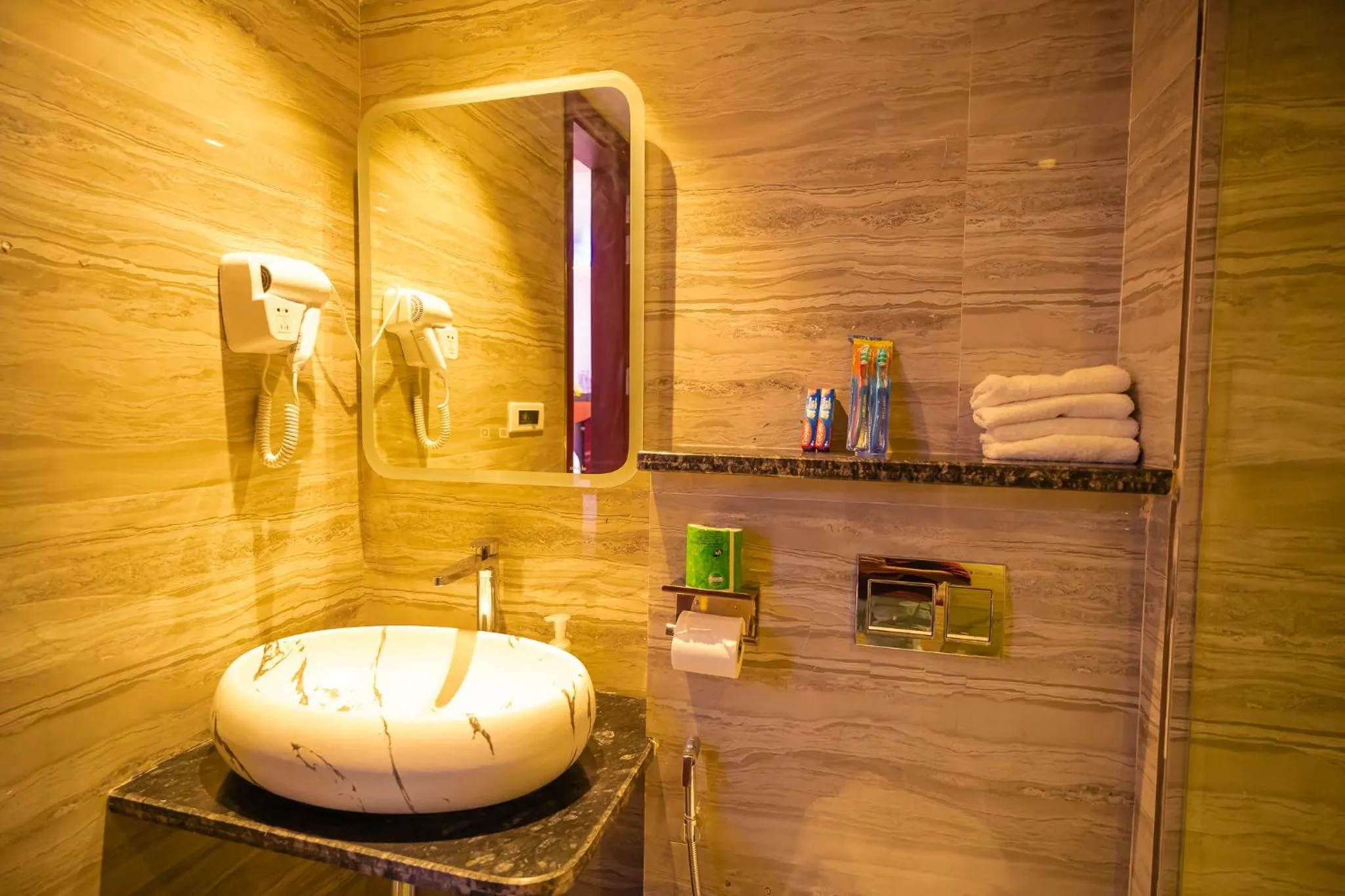 Shower in J60 Suites, Ashok Vihar - Near Netaji Subhash Place