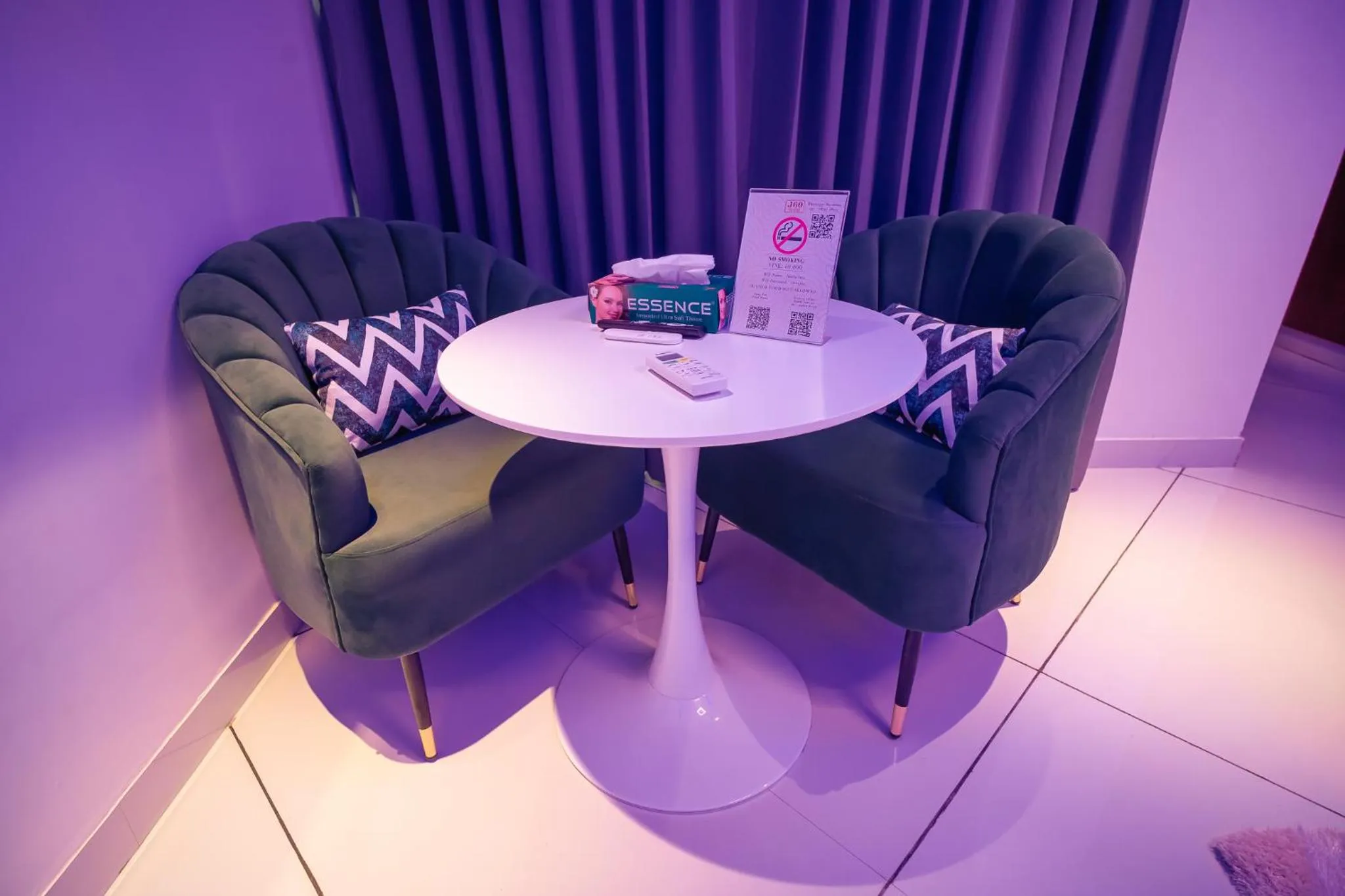 Seating area in J60 Suites, Ashok Vihar - Near Netaji Subhash Place