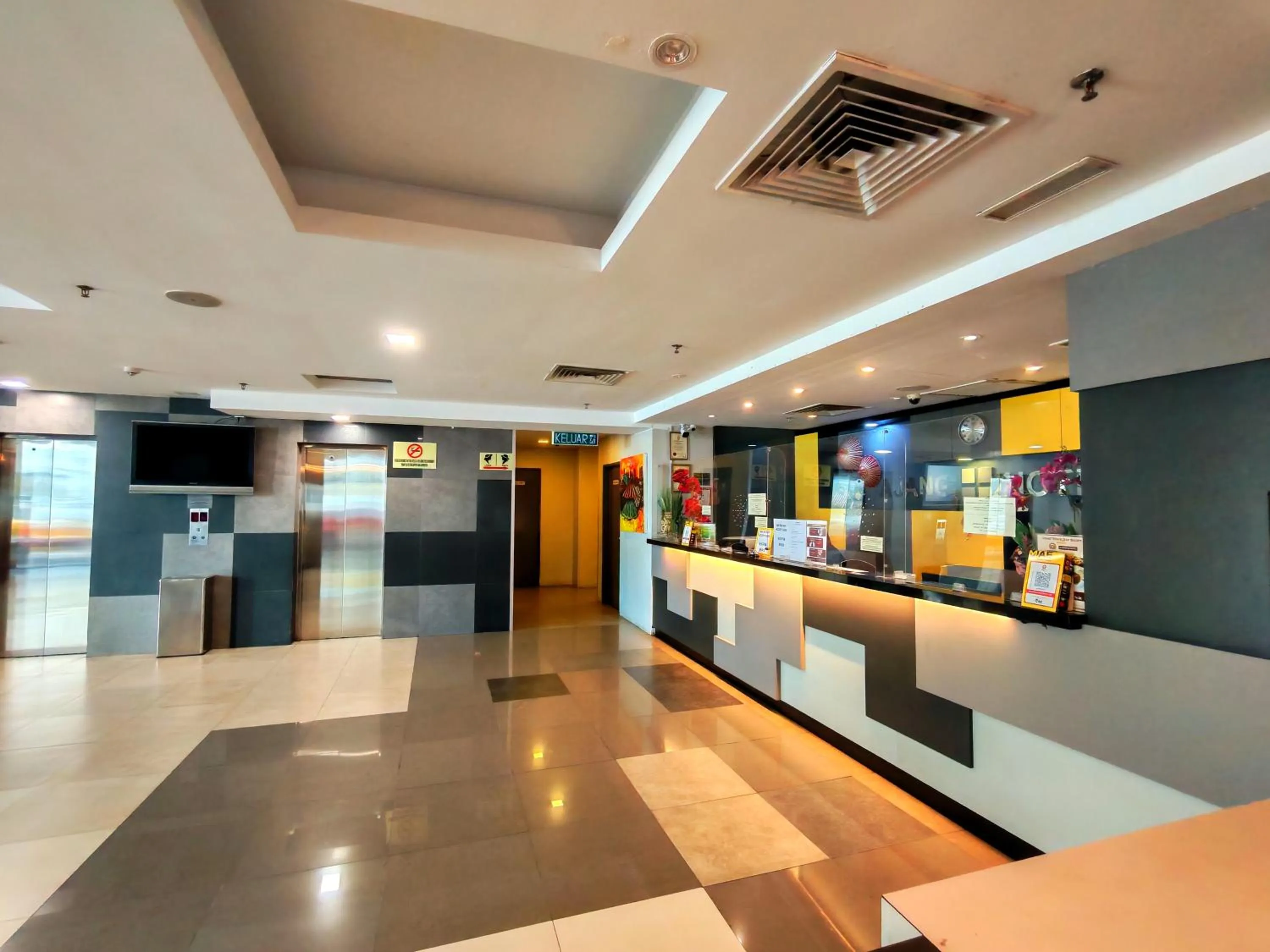 Lobby or reception in Ajang Hotel