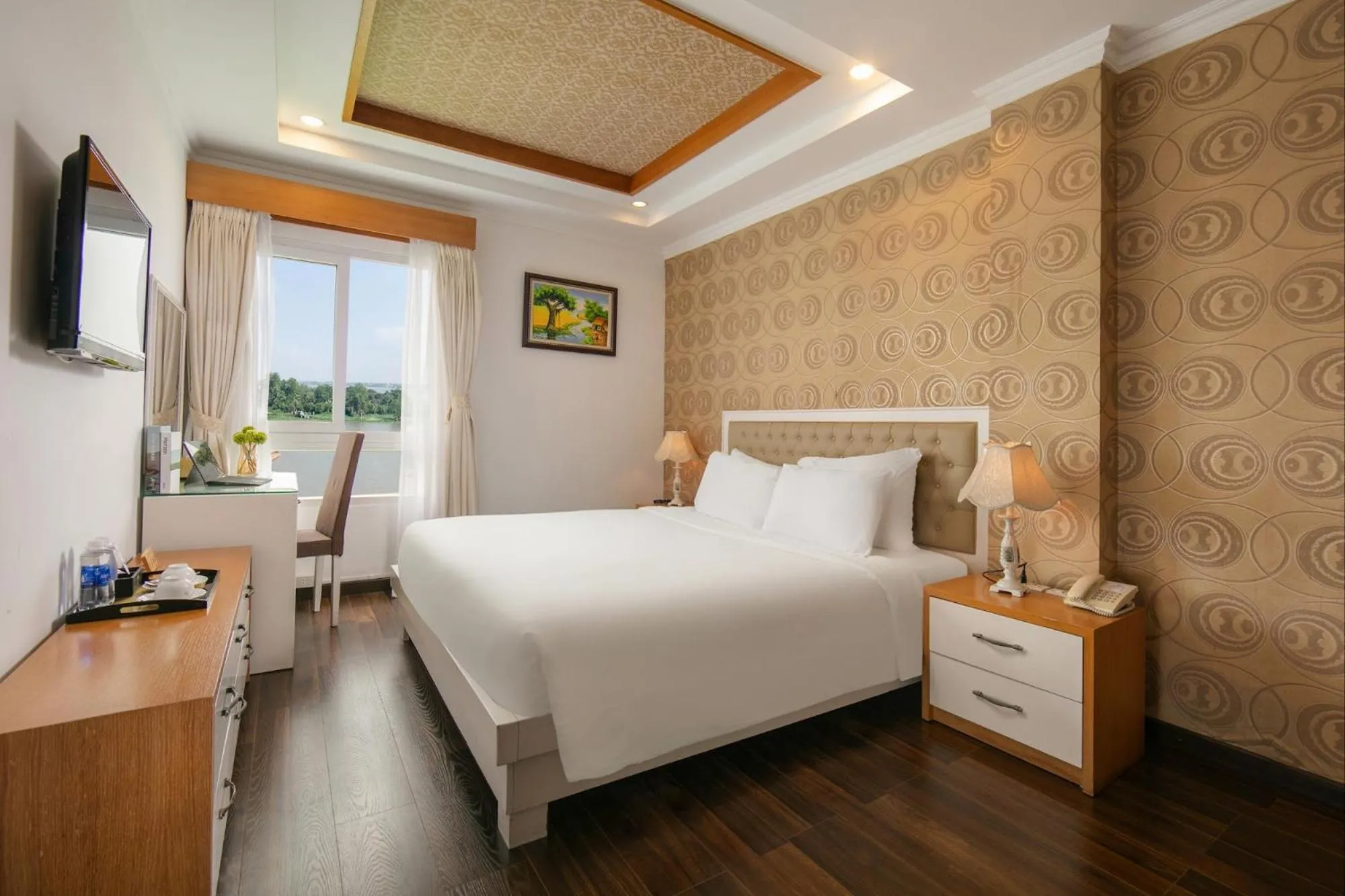 Bed in Nesta Hotel Can Tho