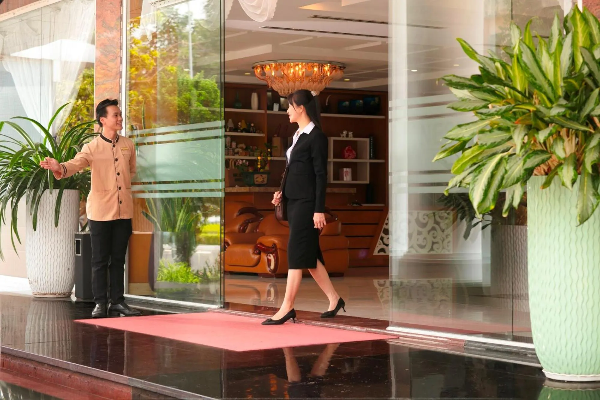 Lobby or reception in Nesta Hotel Can Tho