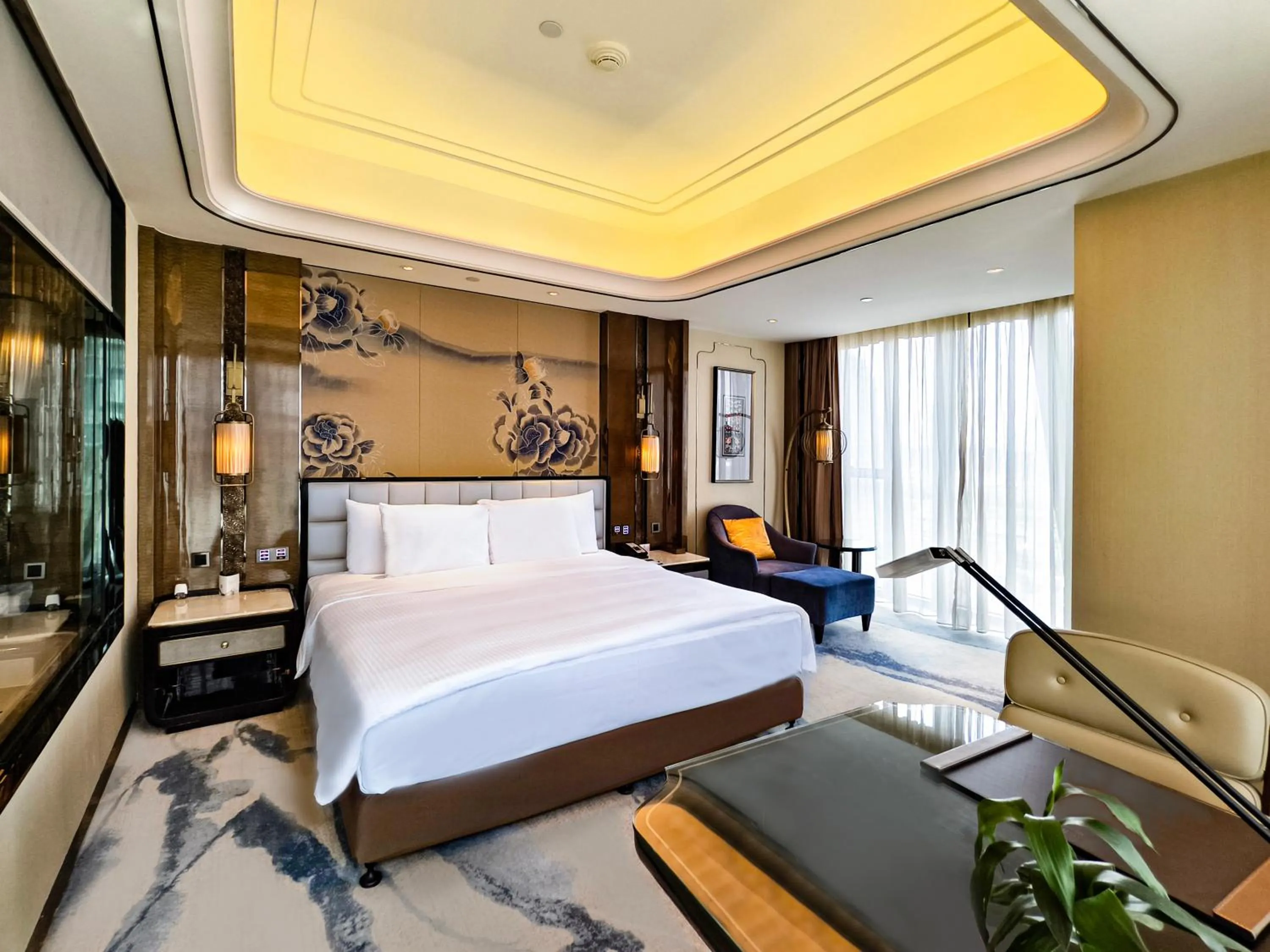Photo of the whole room, Bed in Wanda Vista Kunming