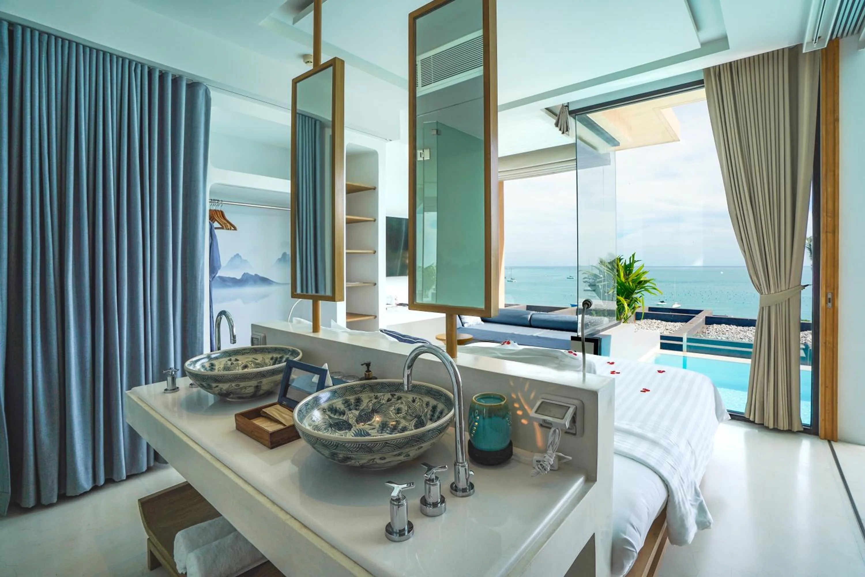 Bathroom in Bandara Pool Villas, Phuket