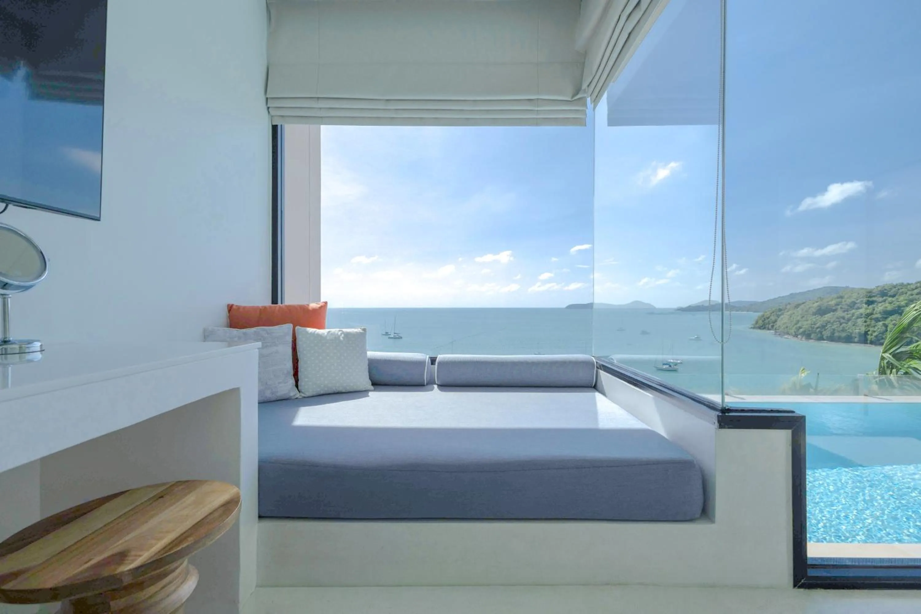 Living room, Bed in Bandara Pool Villas, Phuket