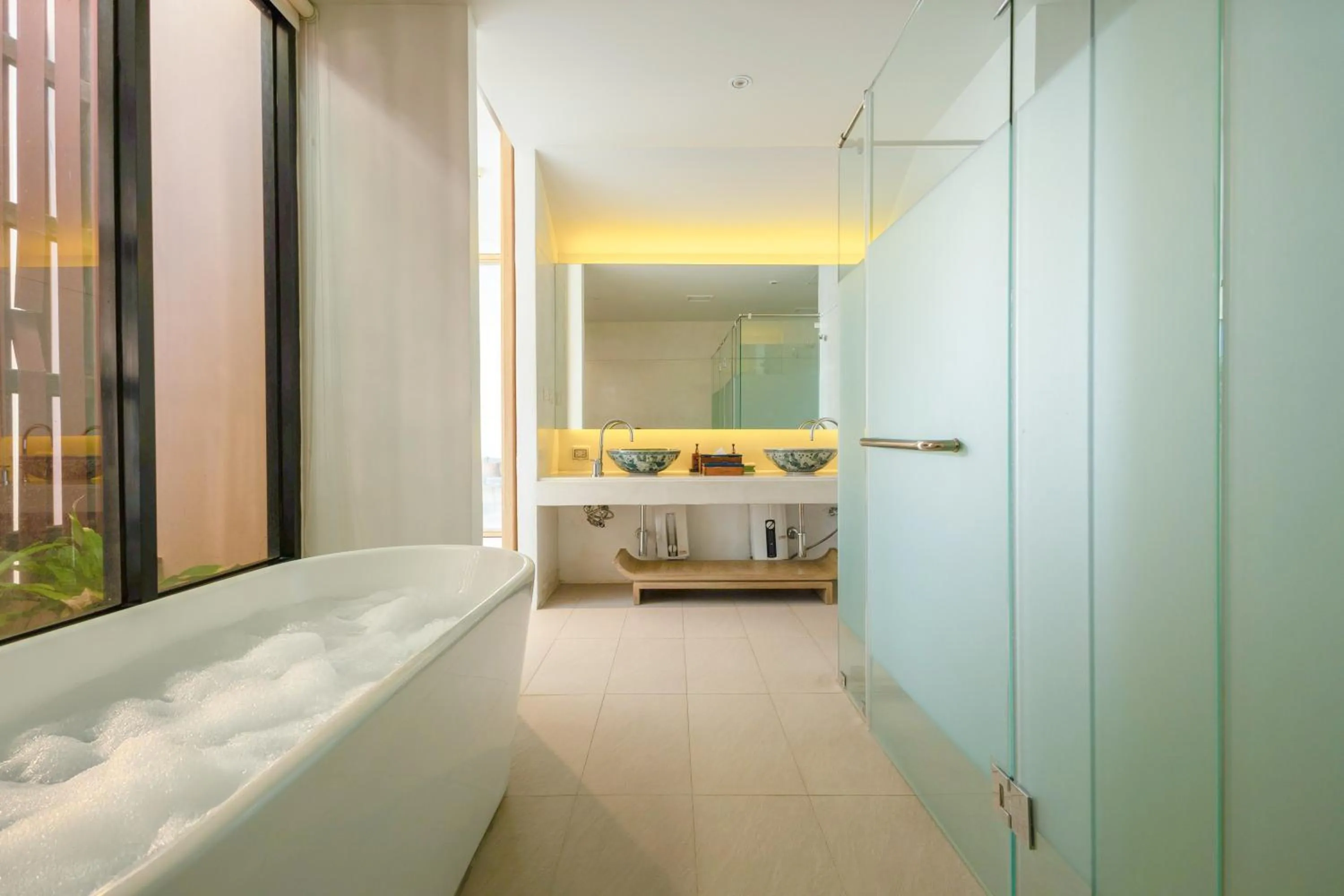 Bathroom, Bed in Bandara Pool Villas, Phuket