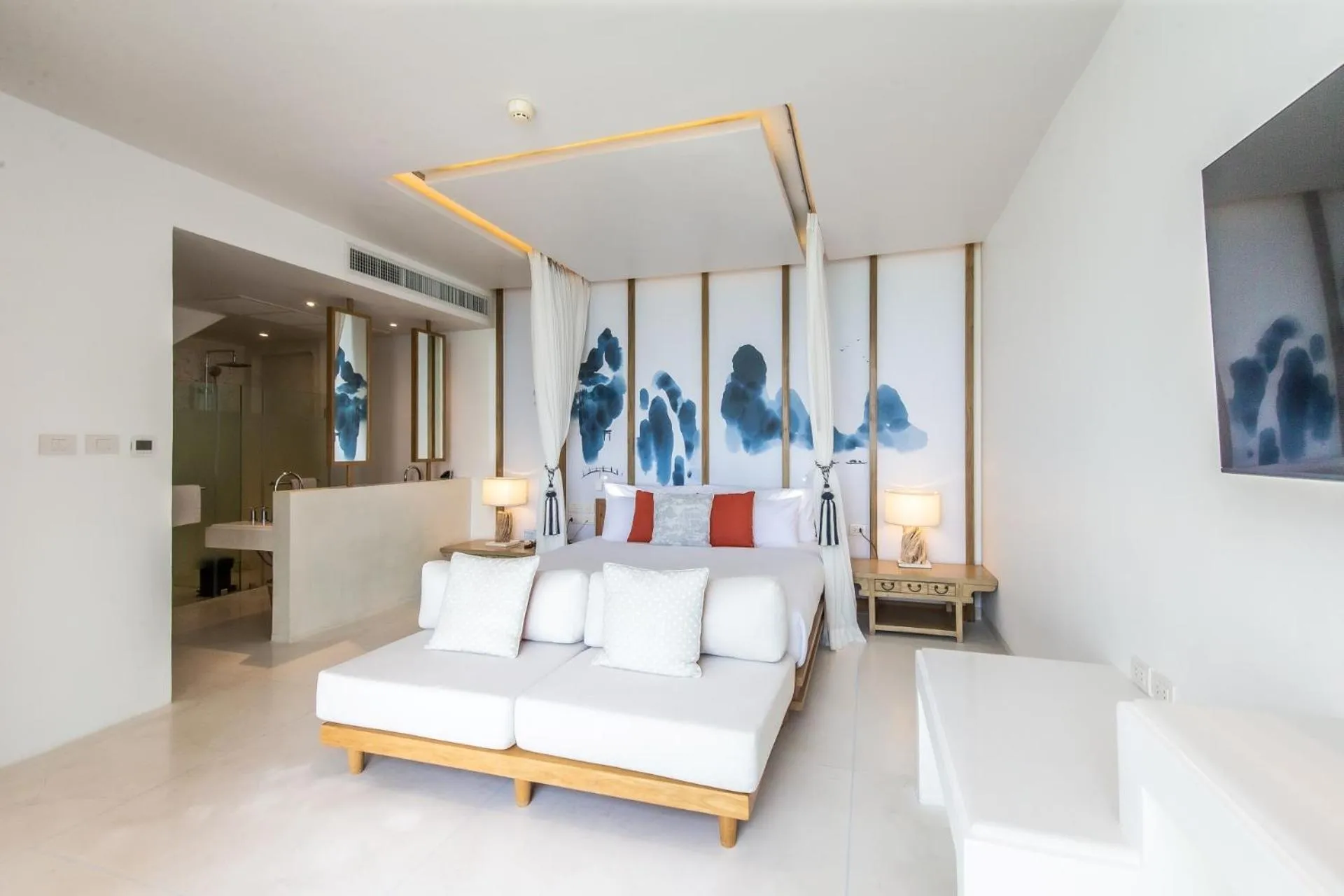 Bedroom, Bed in Bandara Pool Villas, Phuket