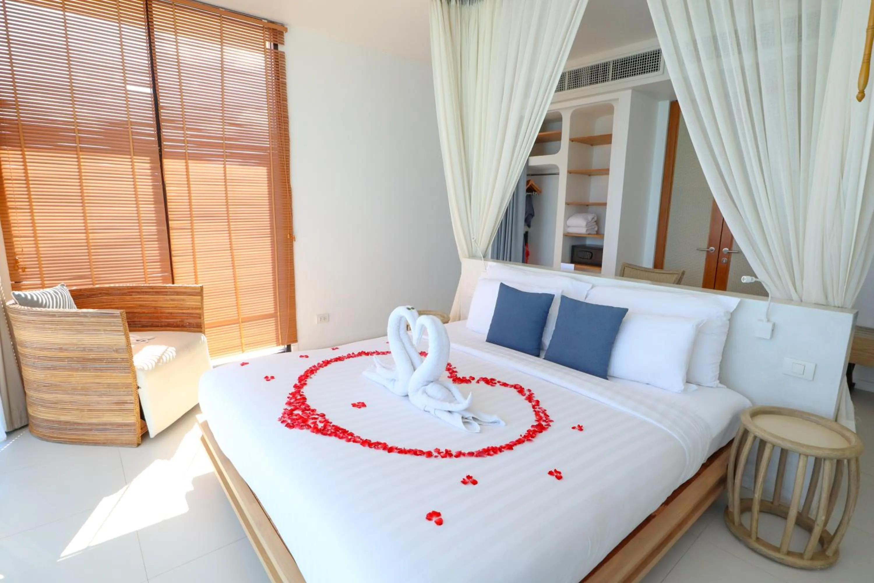 Bed in Bandara Pool Villas, Phuket