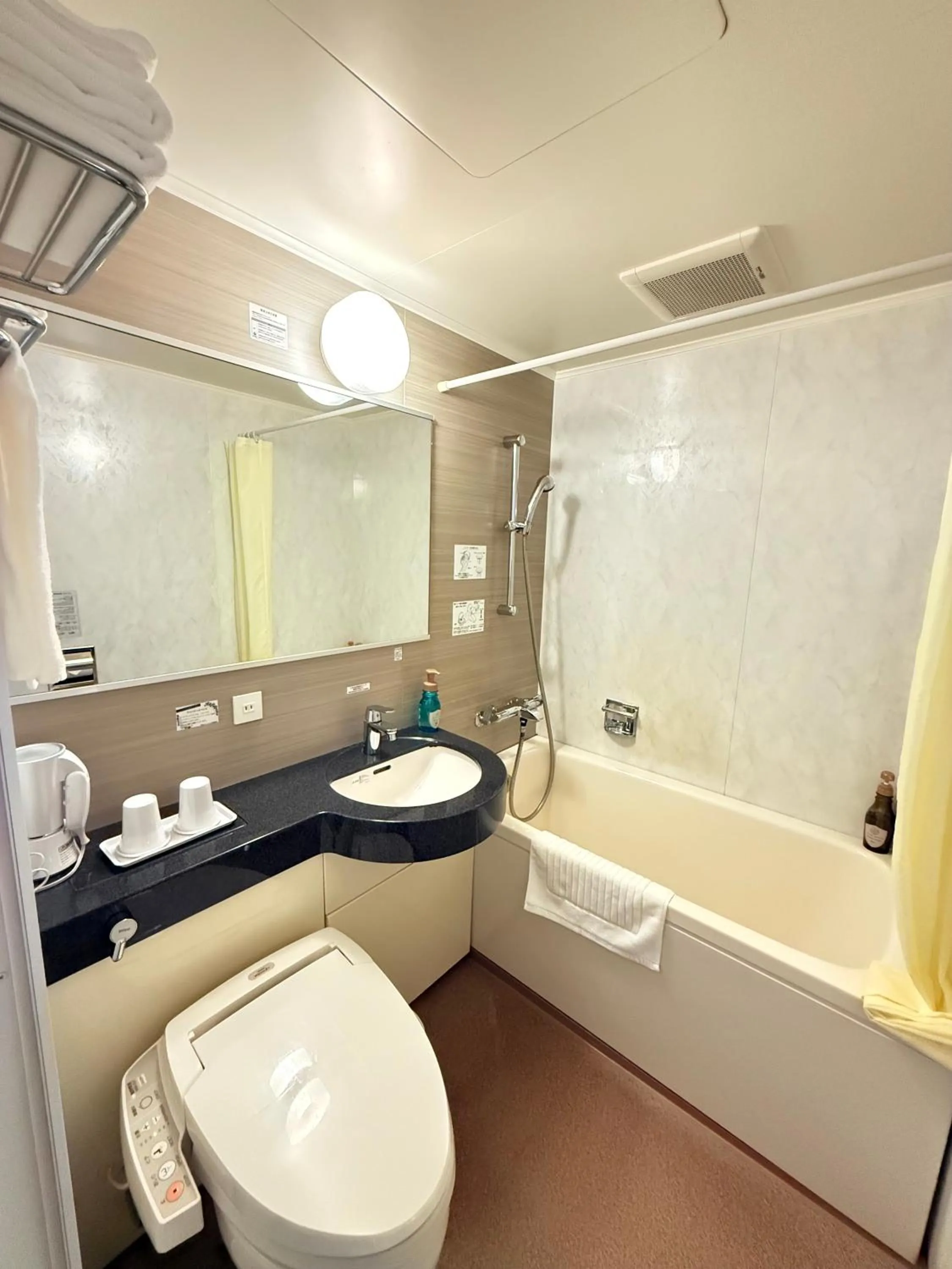 Shower in Shizutetsu Hotel Prezio Shizuoka Ekinan