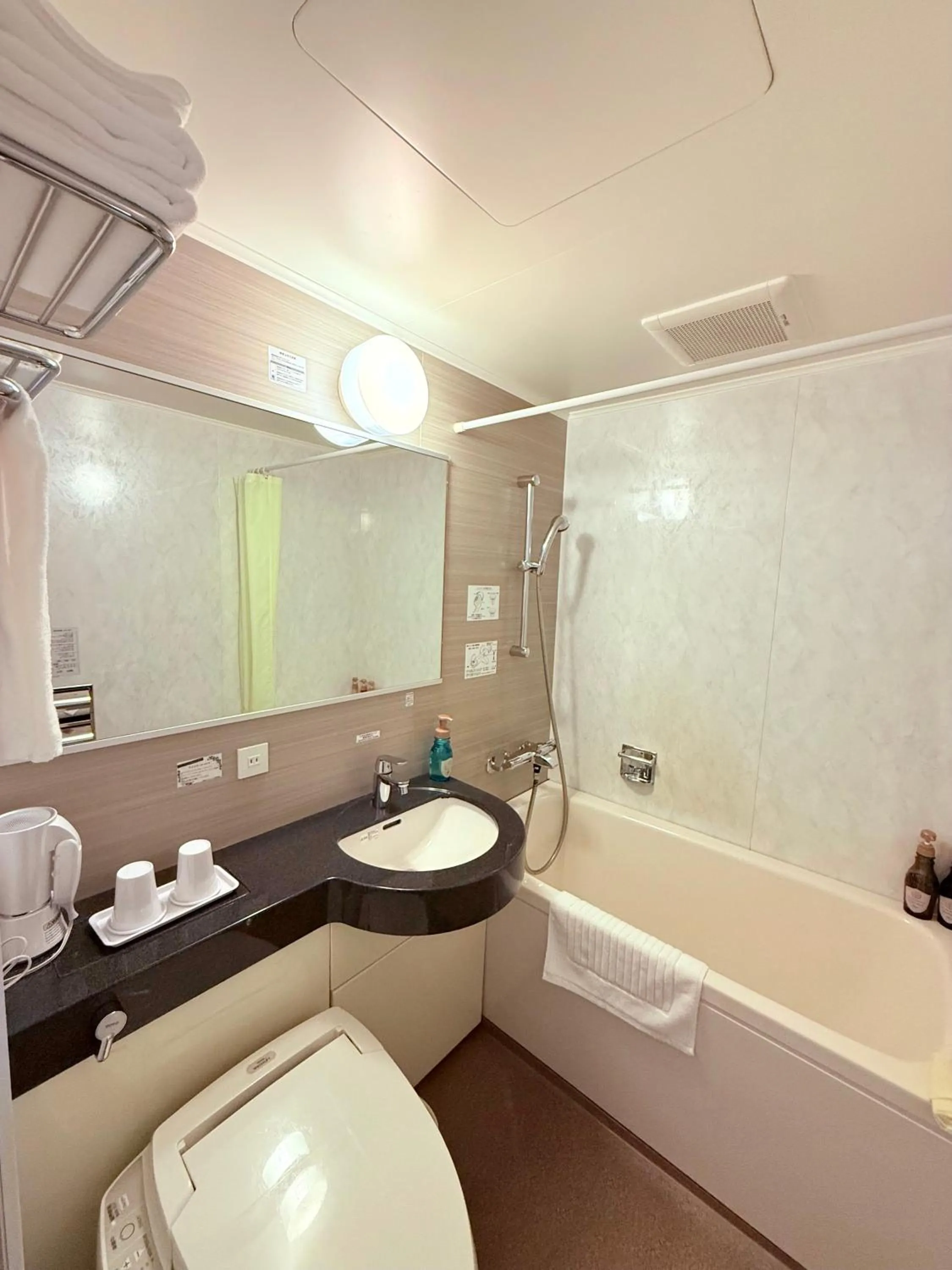 Shower in Shizutetsu Hotel Prezio Shizuoka Ekinan