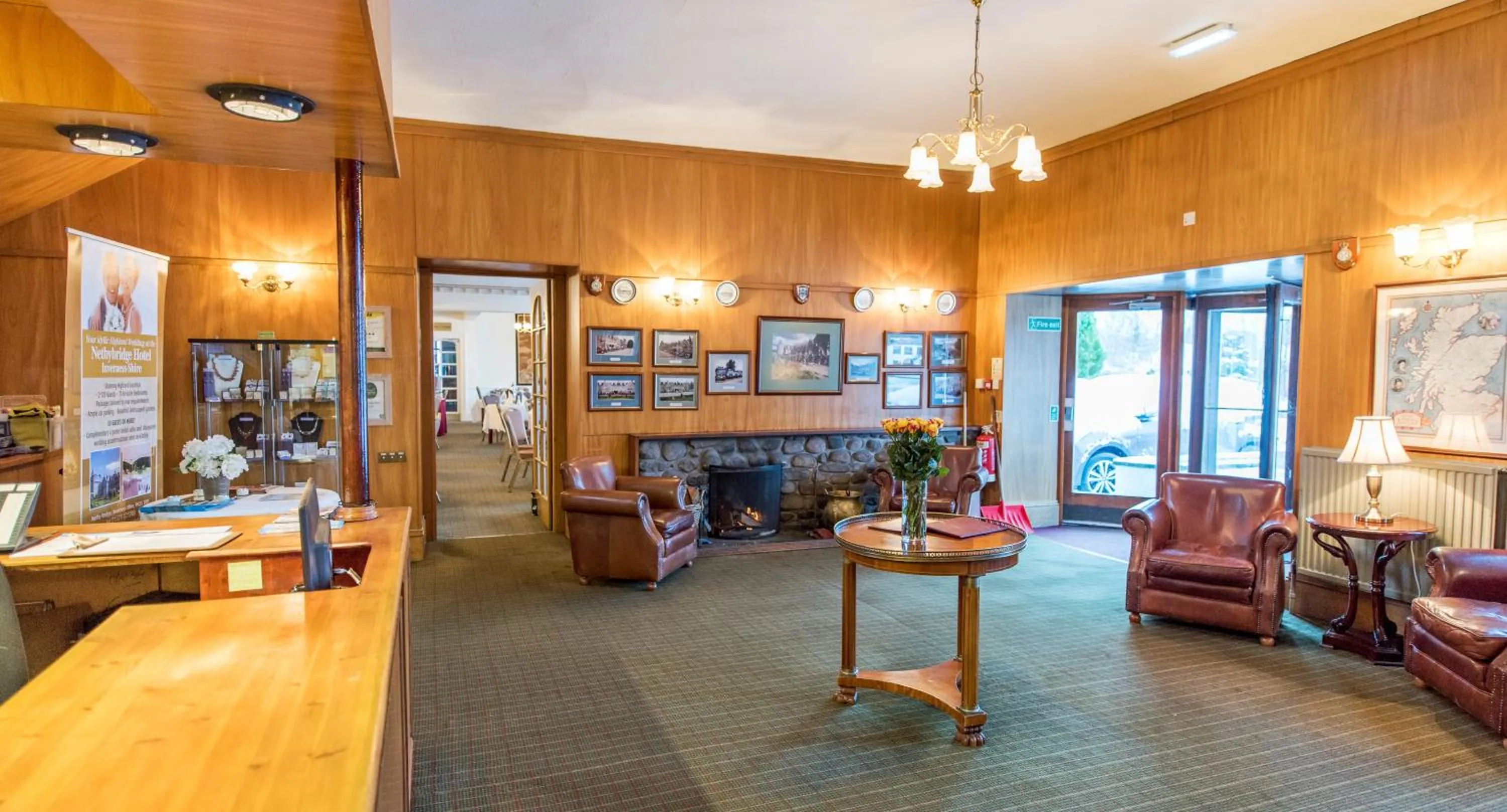 Lobby or reception in Nethybridge Hotel