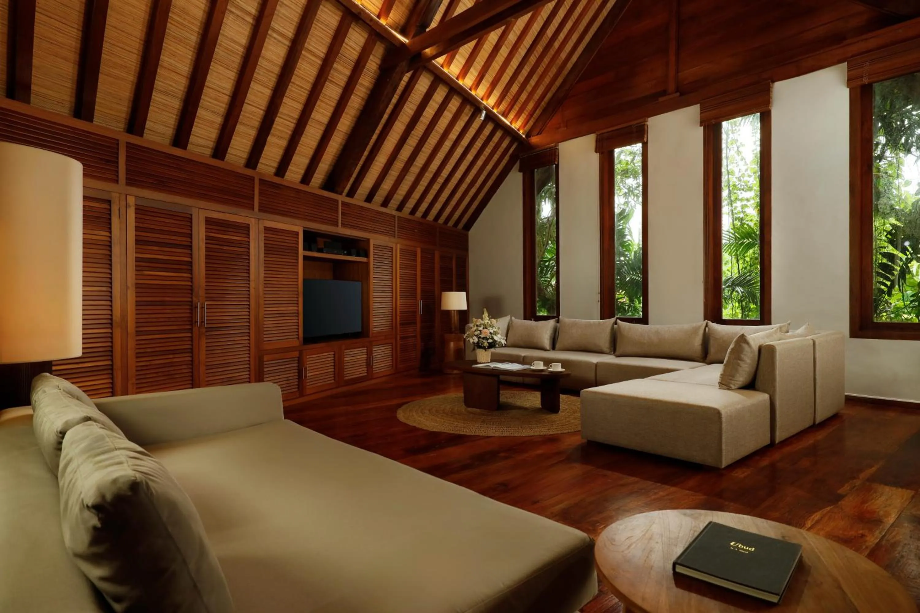 Living room in Villa Tirtadari by Nakula