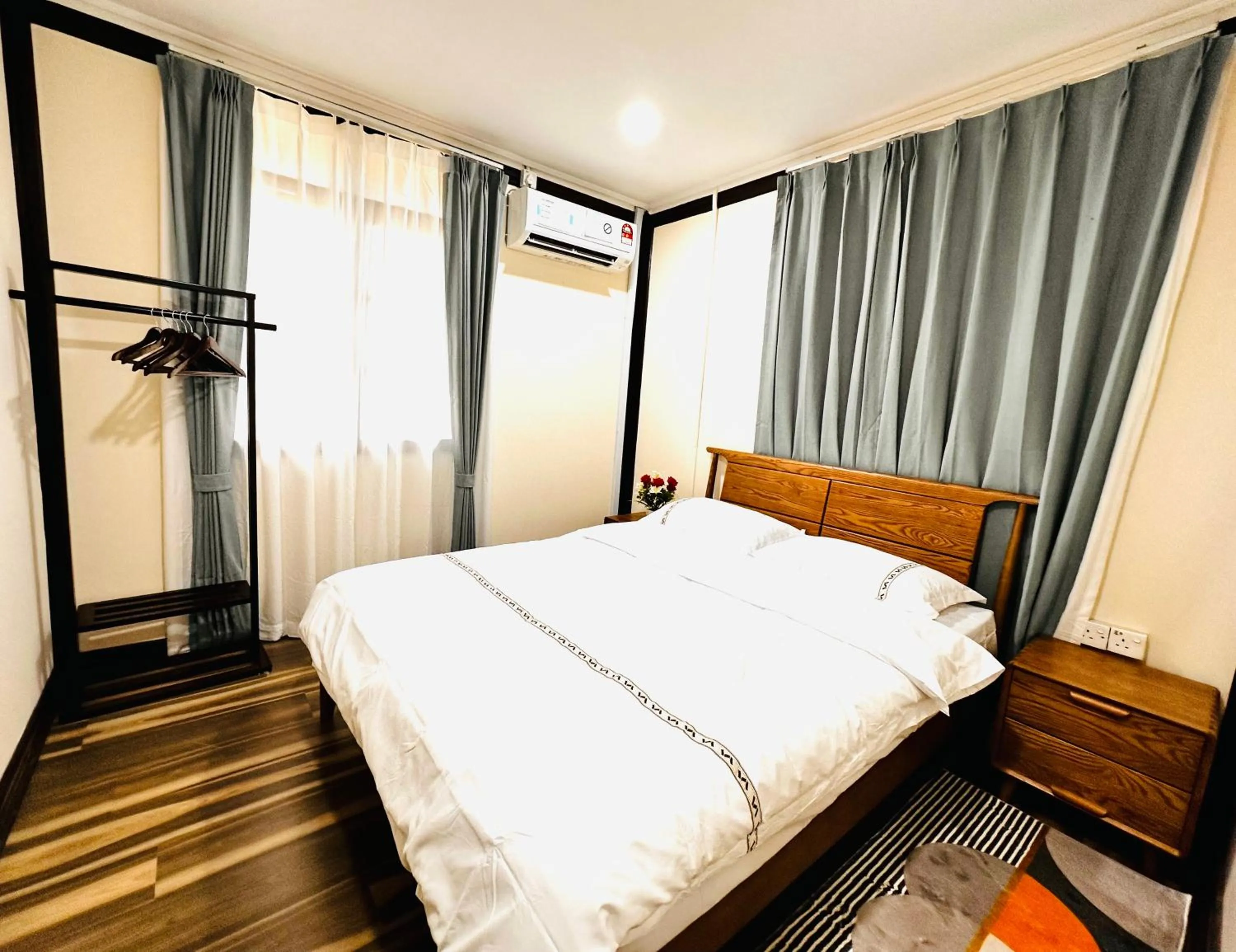 Bed in HAURA Homestay Seberang Takir BBQ