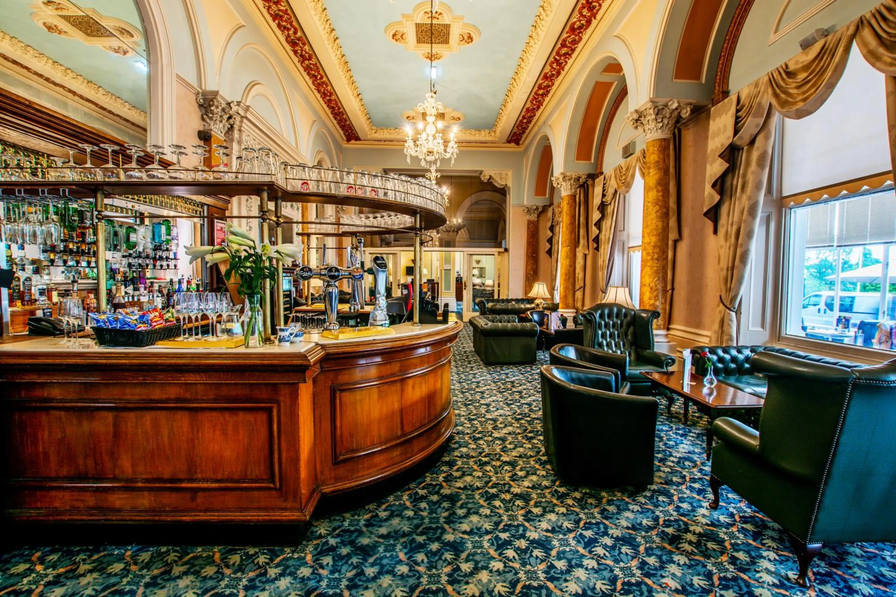 Lounge or bar in The Palace Hotel Buxton & Spa