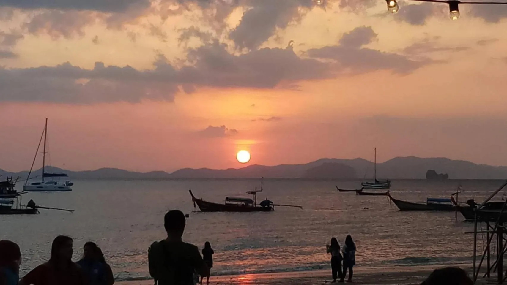 Sunset in Isle Beach Resort Krabi-SHA