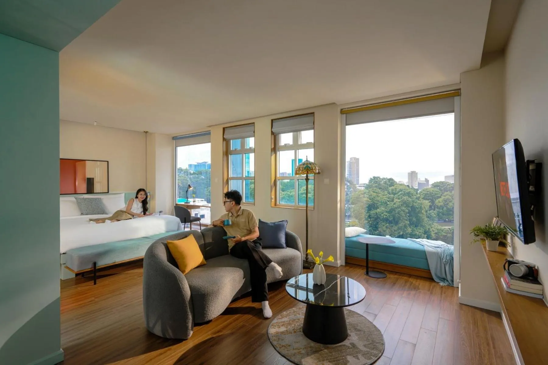 Bed in M Village Hotel Tao Đàn Park