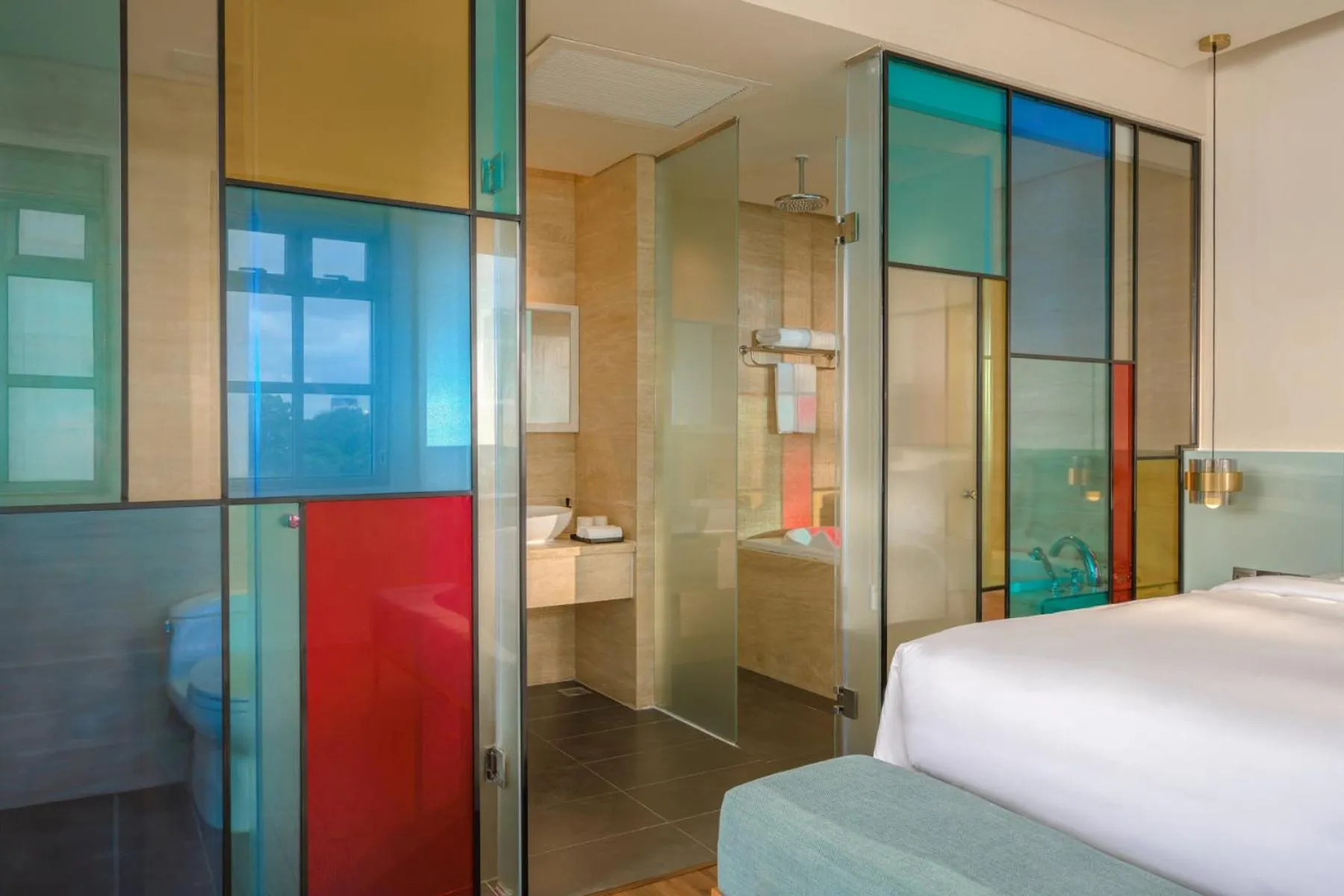 Shower, Bed in M Village Hotel Tao Đàn Park