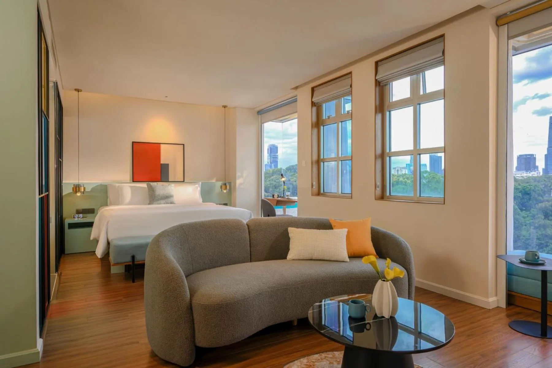 Bed in M Village Hotel Tao Đàn Park