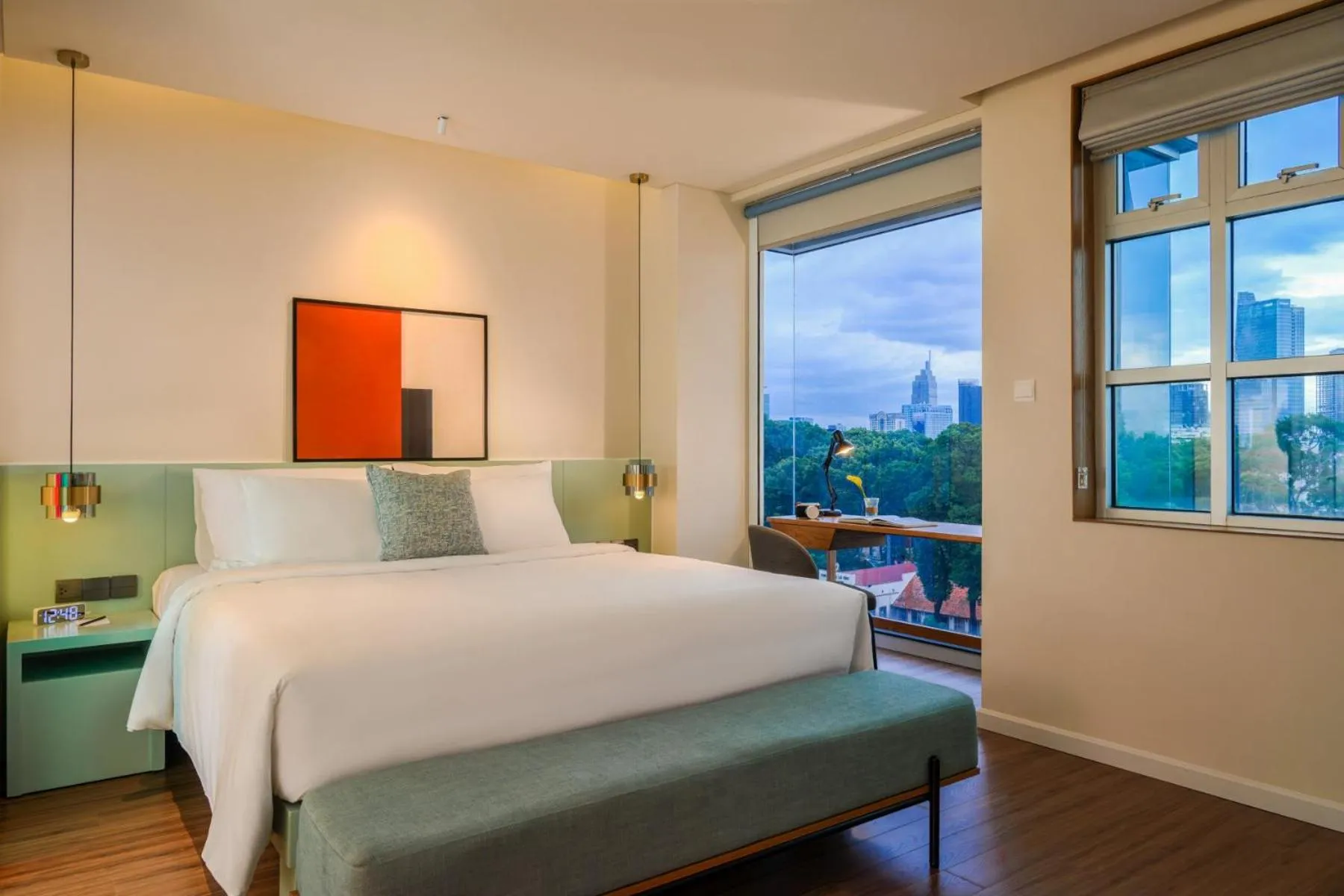 Bed in M Village Hotel Tao Đàn Park