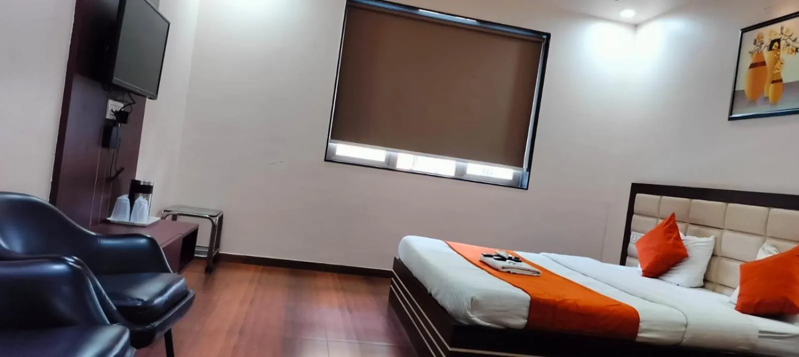 Bedroom, Bed in Hotel Raviraj Palace