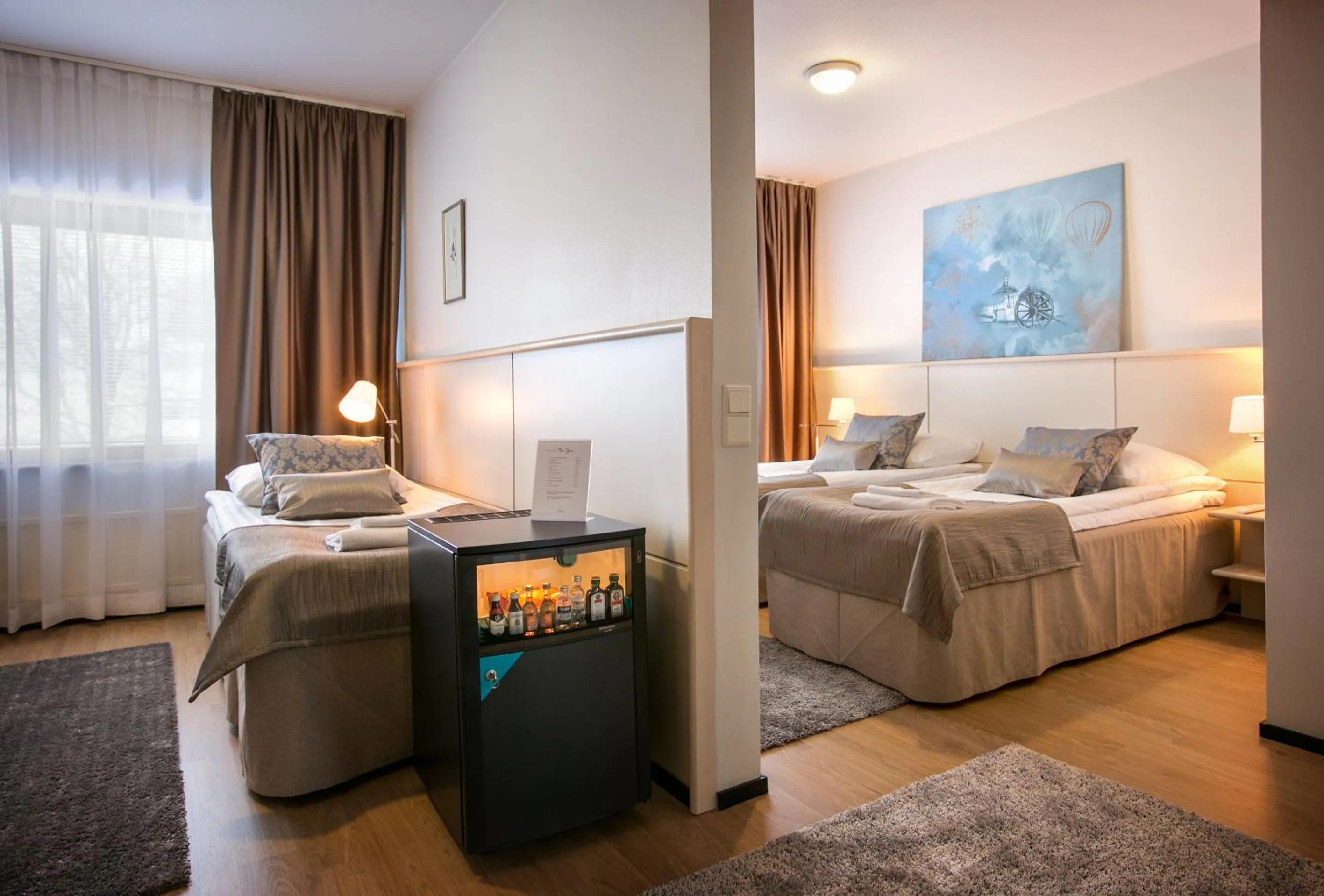 Photo of the whole room, Bed in Hotelli Gustavelund