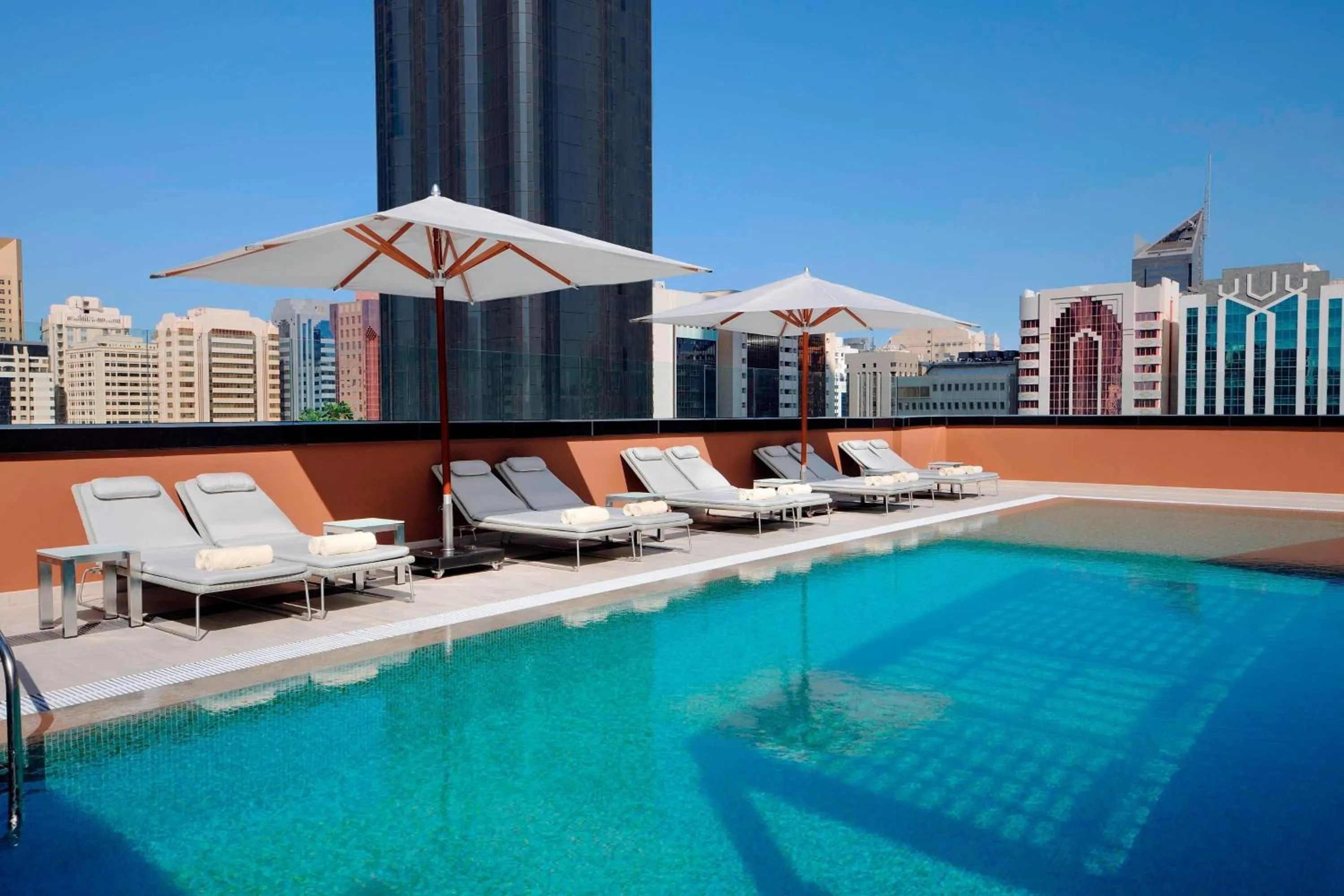 Swimming pool in Courtyard by Marriott World Trade Center, Abu Dhabi