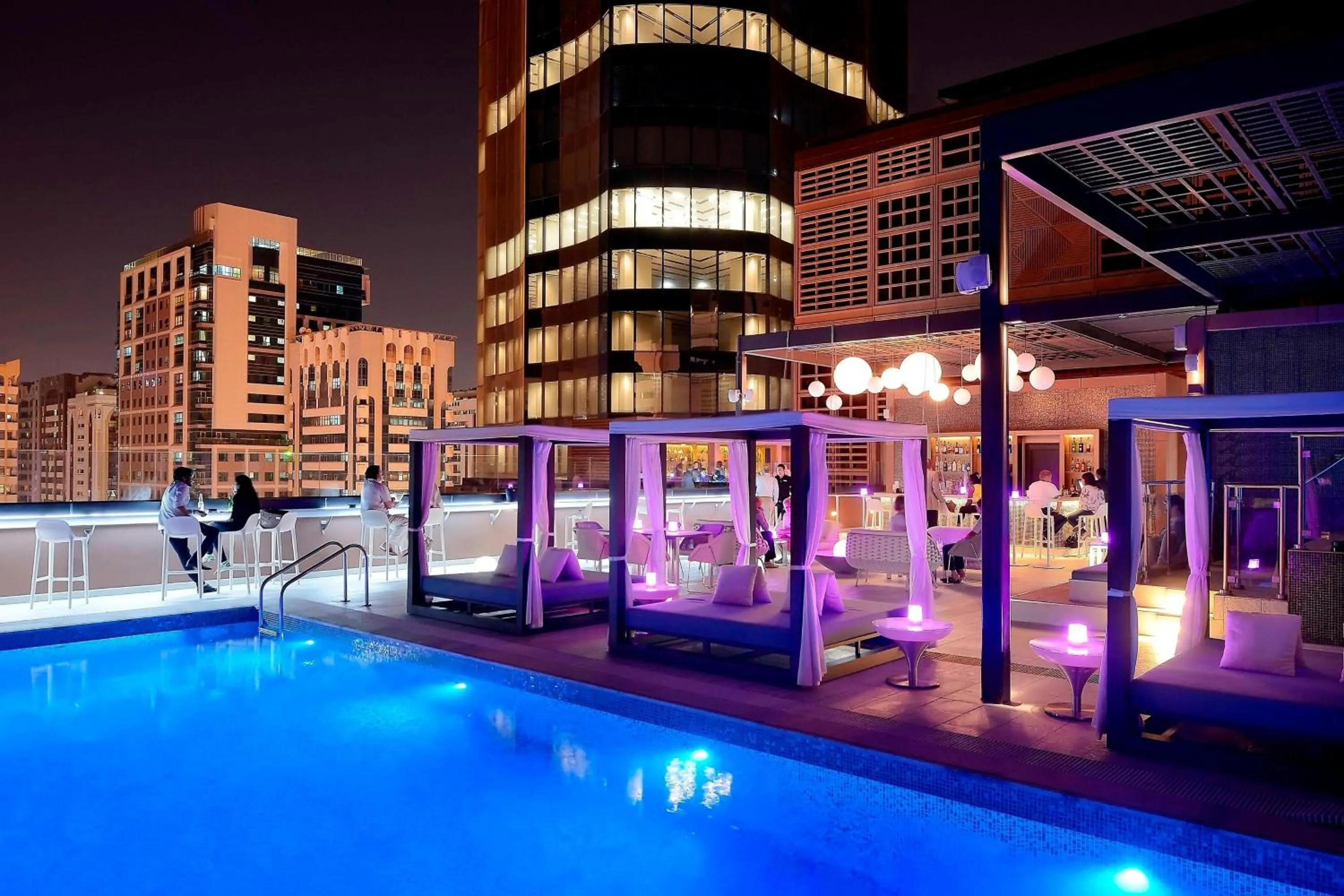 Swimming pool in Courtyard by Marriott World Trade Center, Abu Dhabi