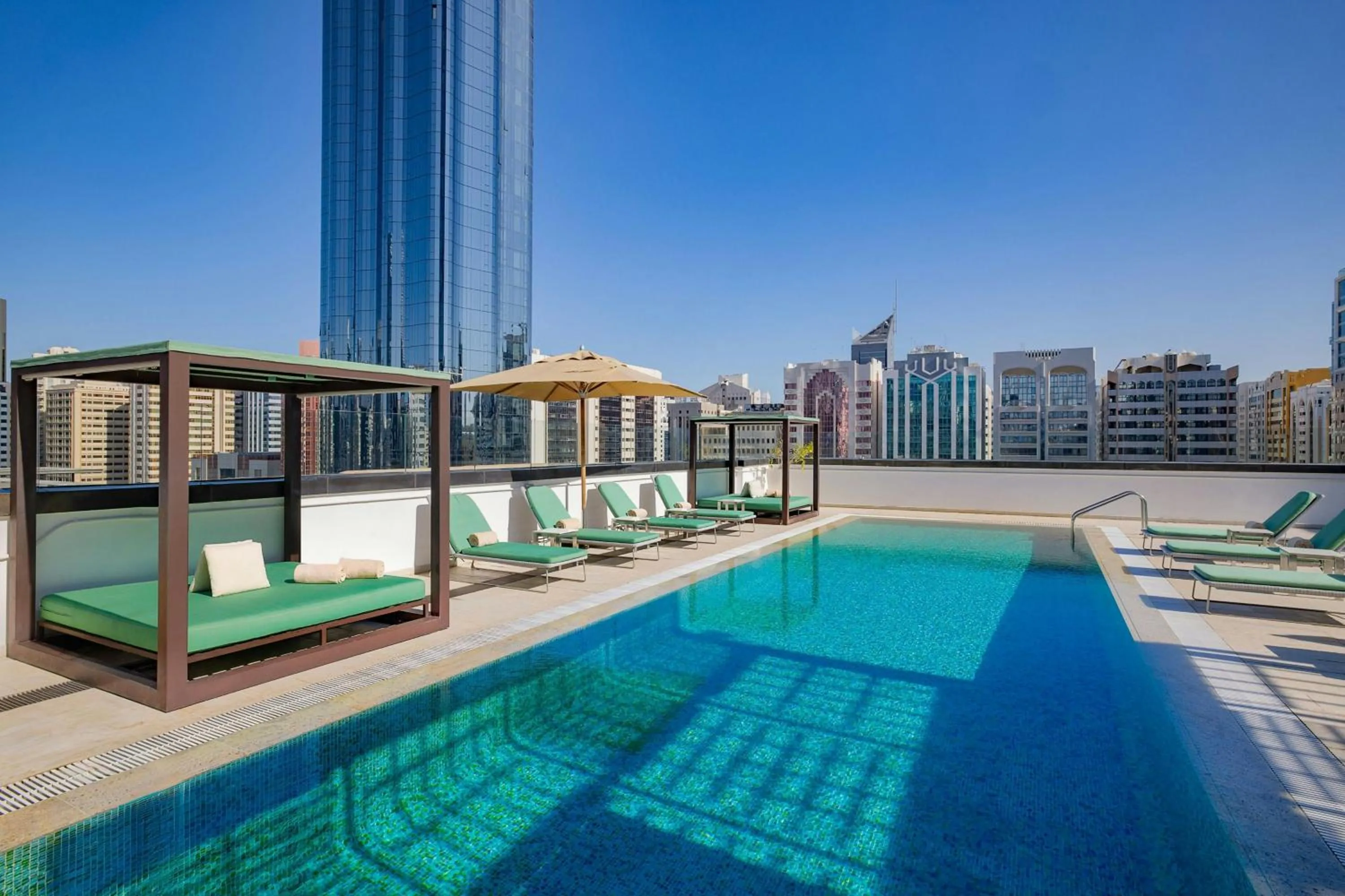 Swimming pool in Courtyard by Marriott World Trade Center, Abu Dhabi