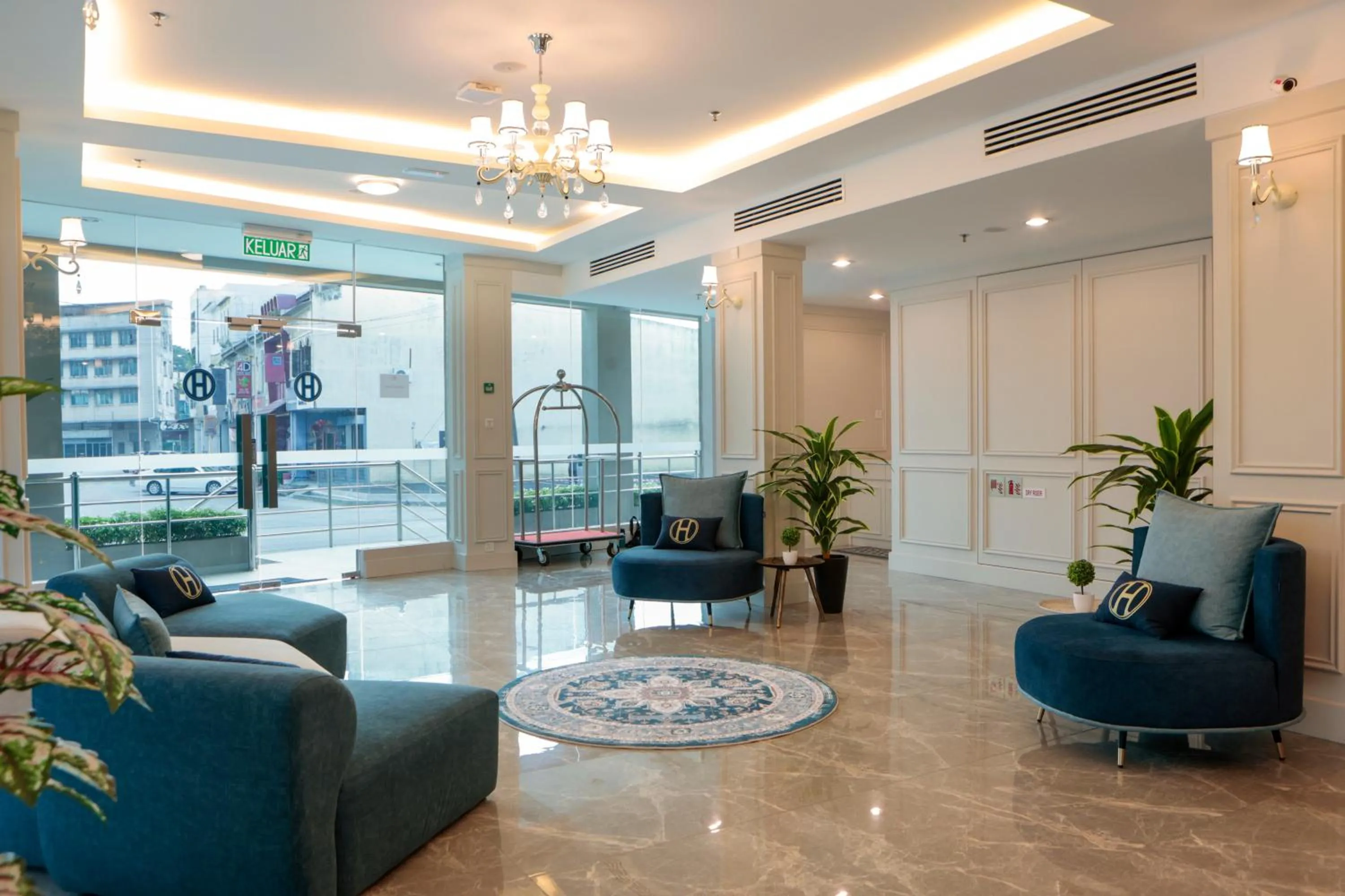 Lobby or reception in The Host Hotel