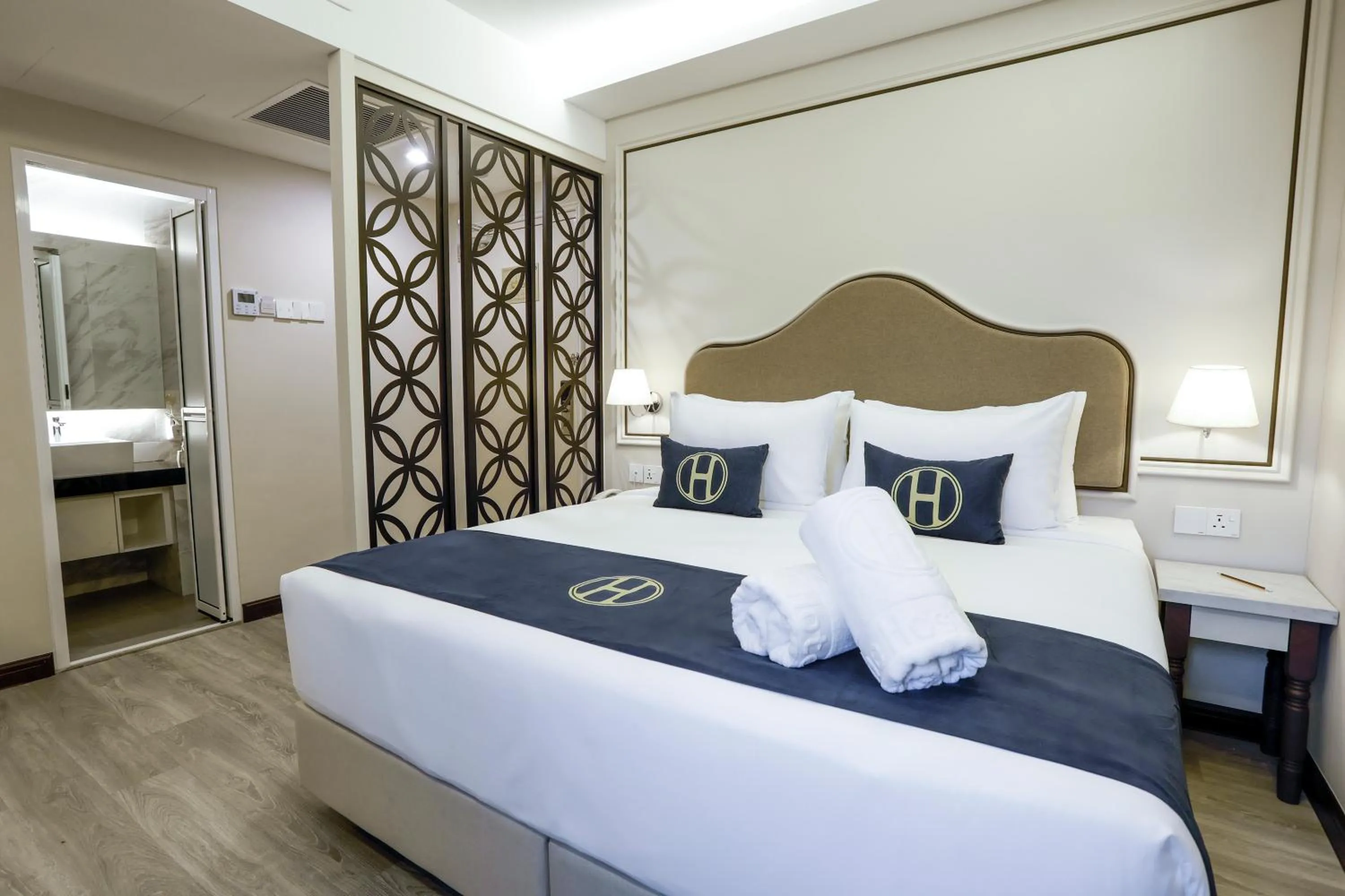 Bed in The Host Hotel