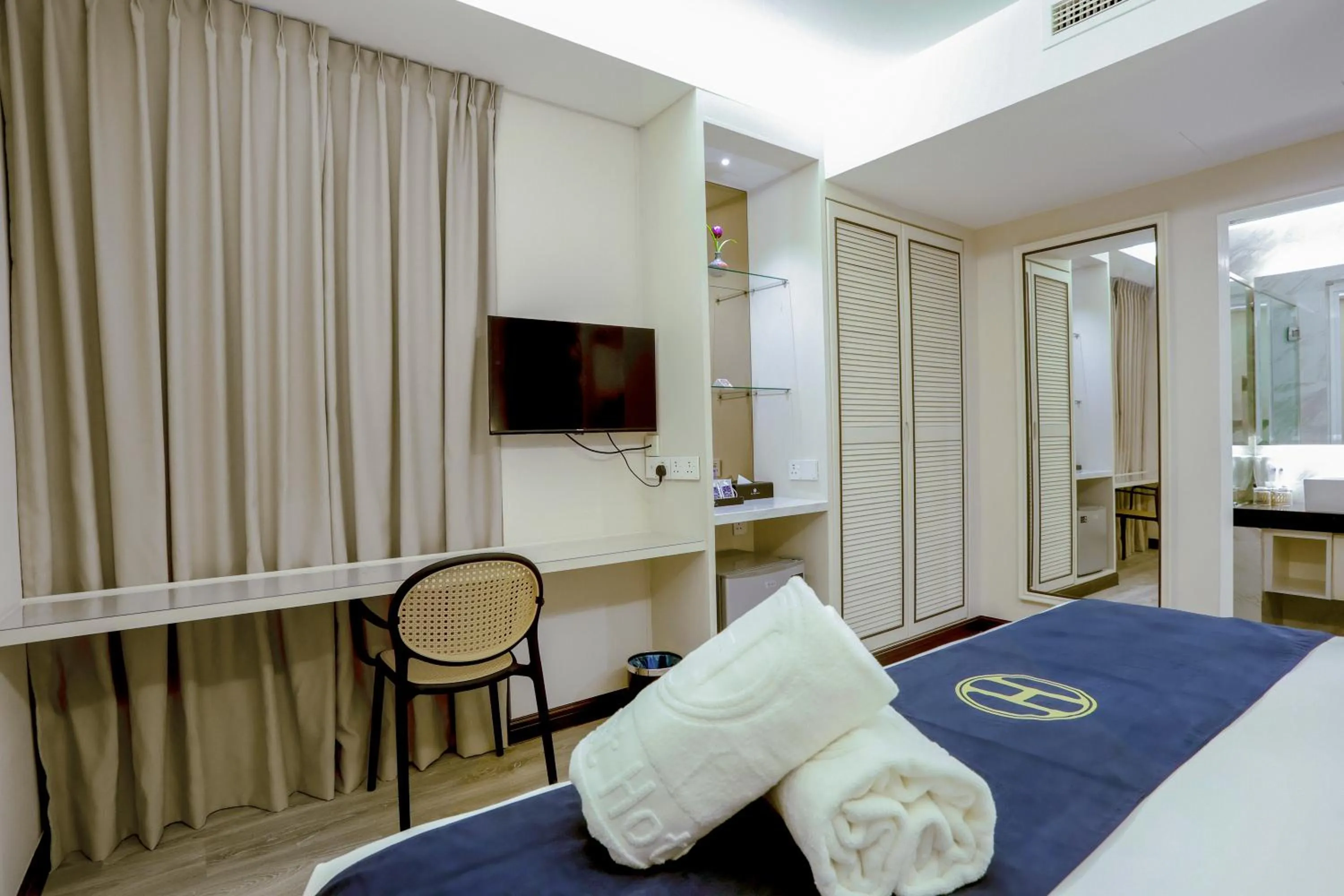 Photo of the whole room, Bed in The Host Hotel