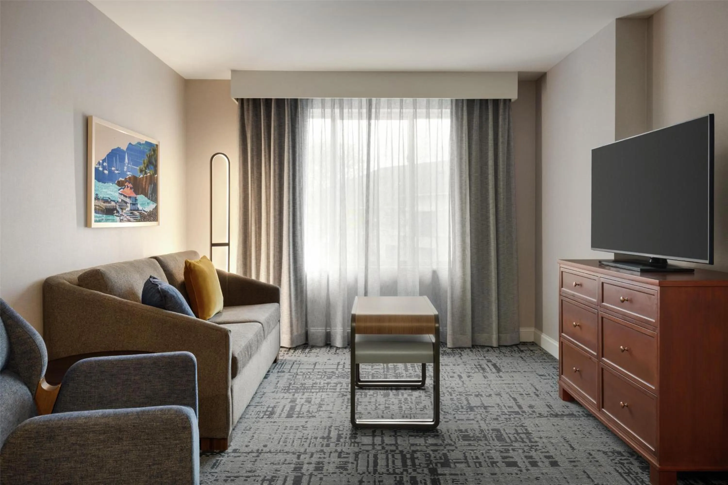 Living room in Homewood Suites by Hilton Burlington