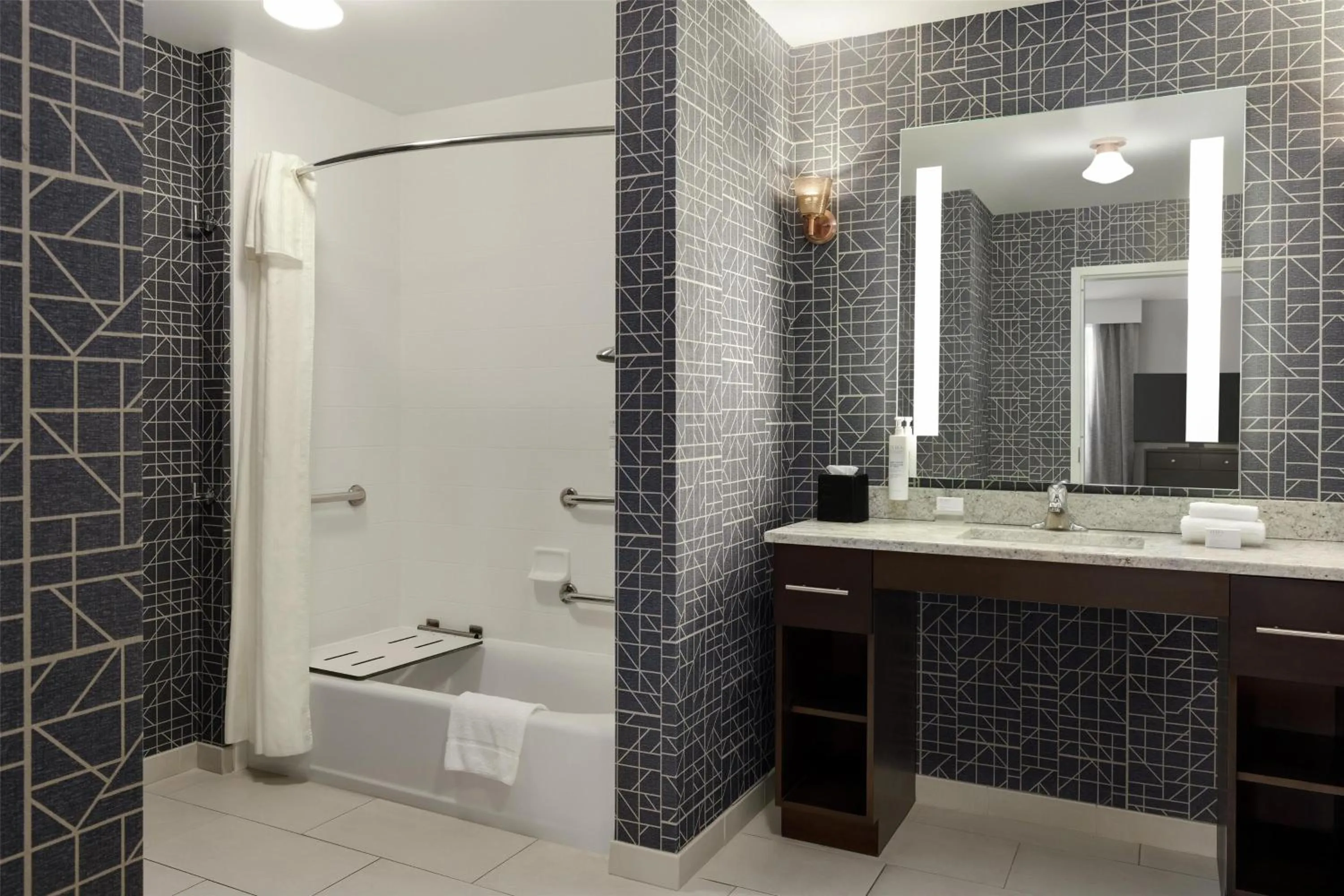 Bathroom in Homewood Suites by Hilton Burlington