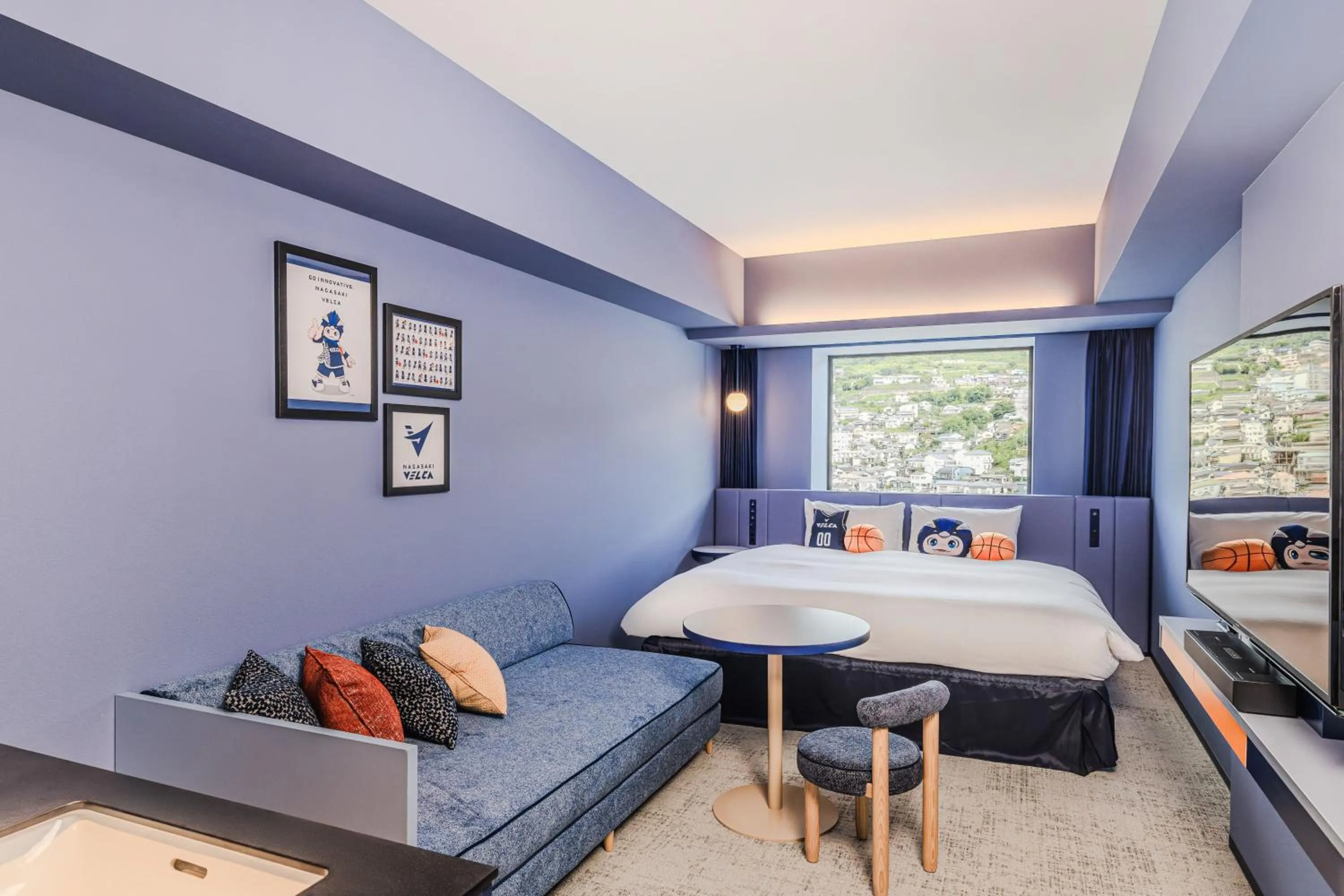 Bed in Stadium City Hotel Nagasaki