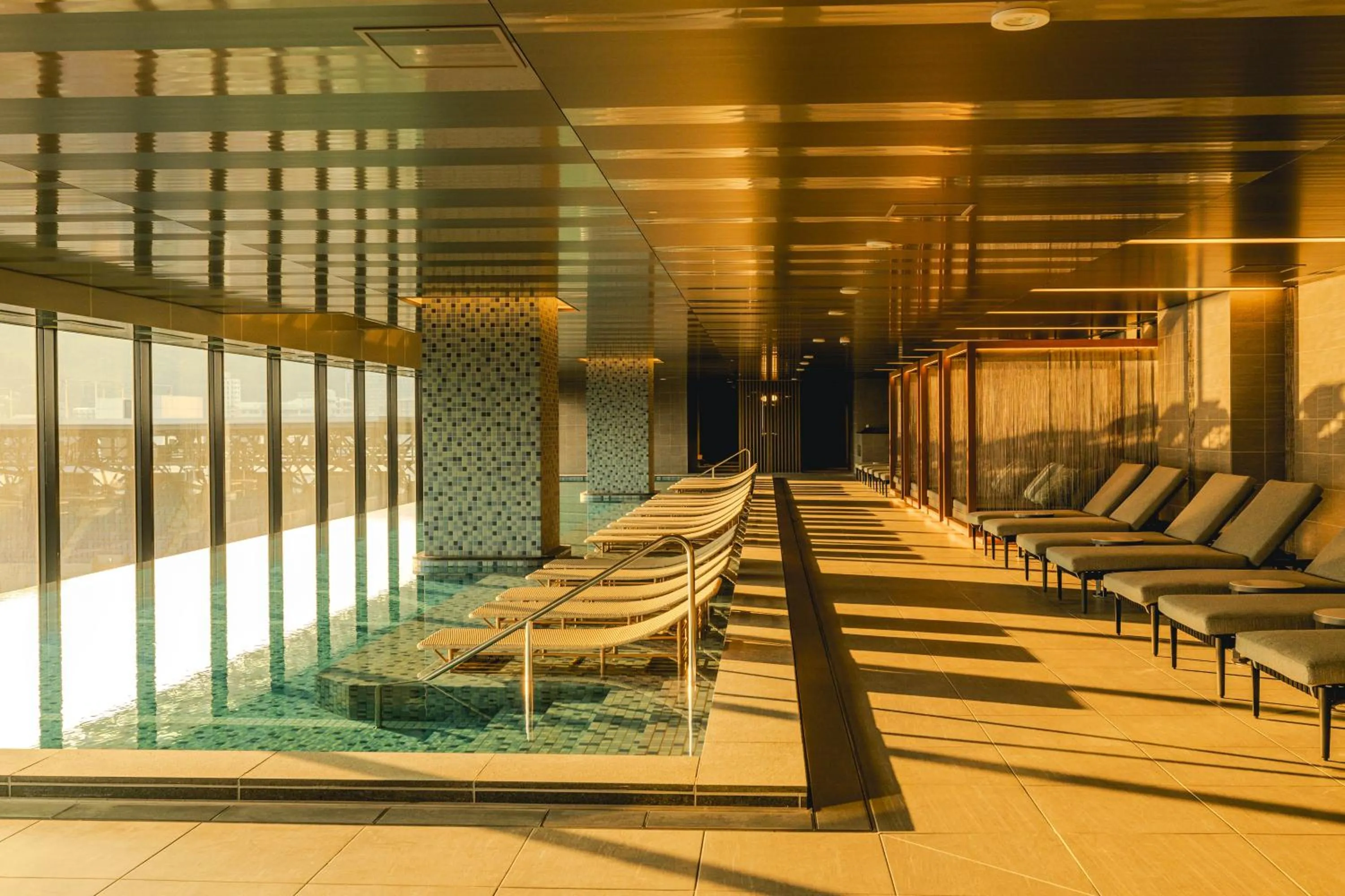 Pool view in Stadium City Hotel Nagasaki