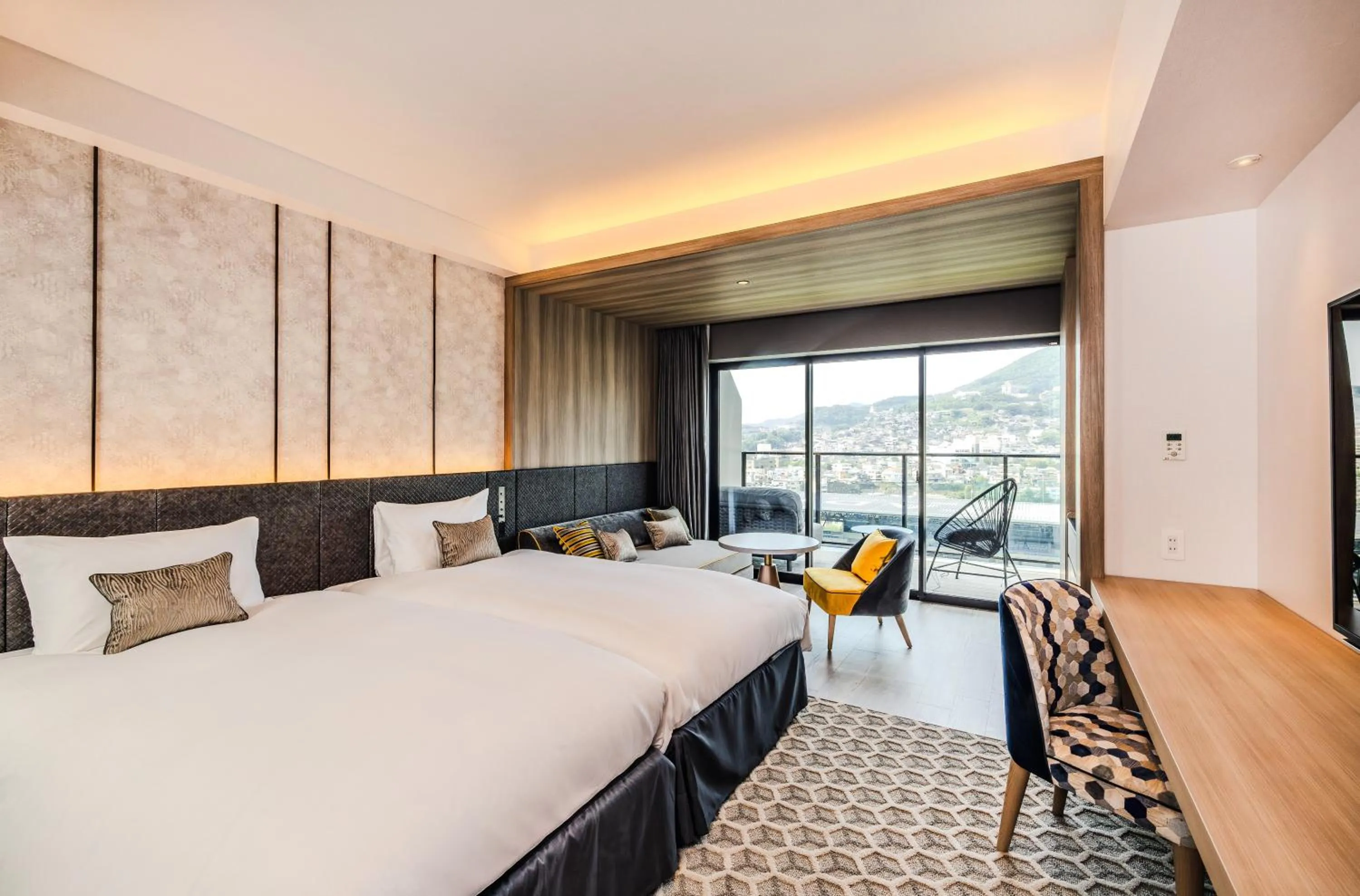 Bed in Stadium City Hotel Nagasaki