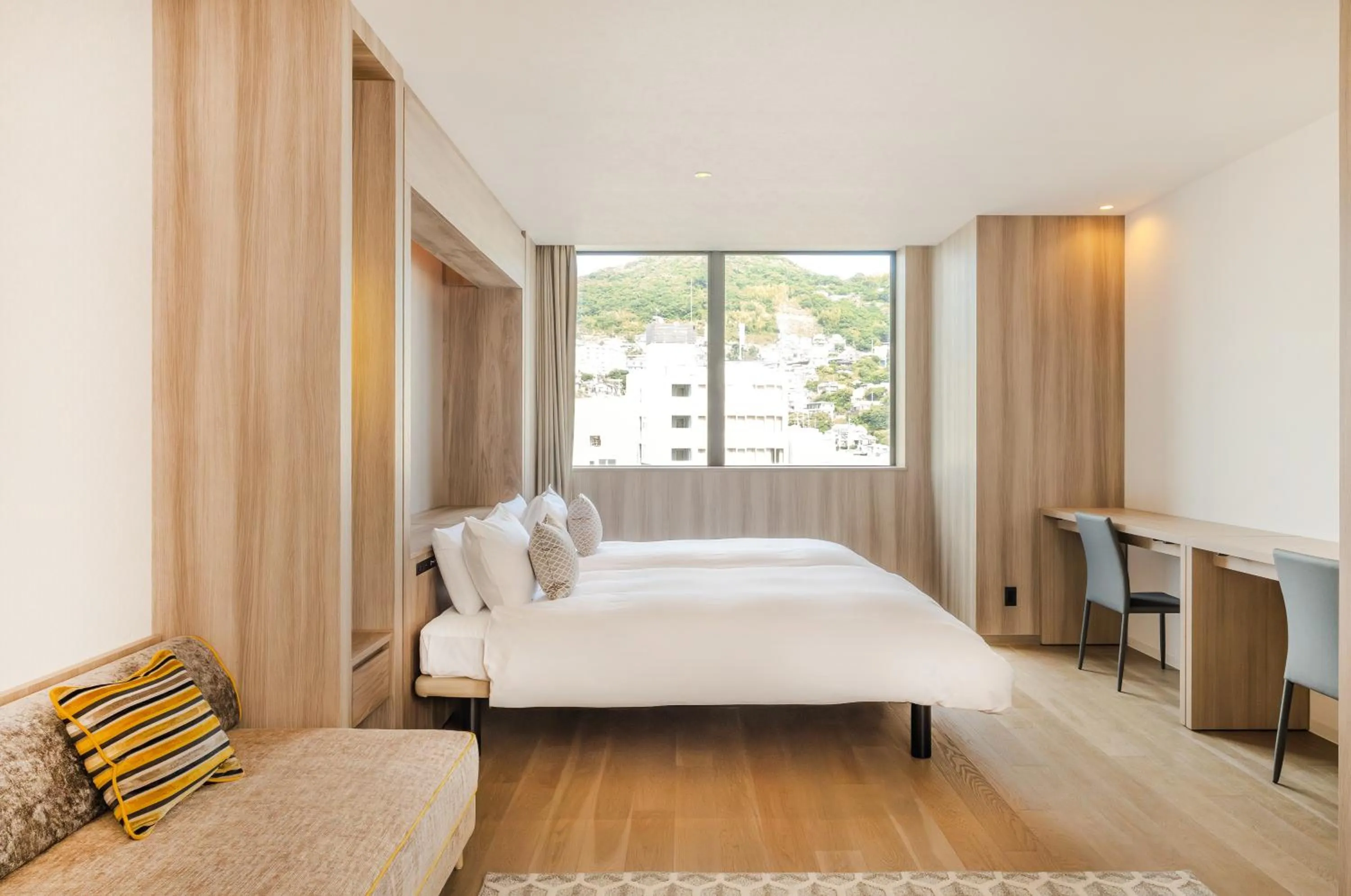 Bed in Stadium City Hotel Nagasaki