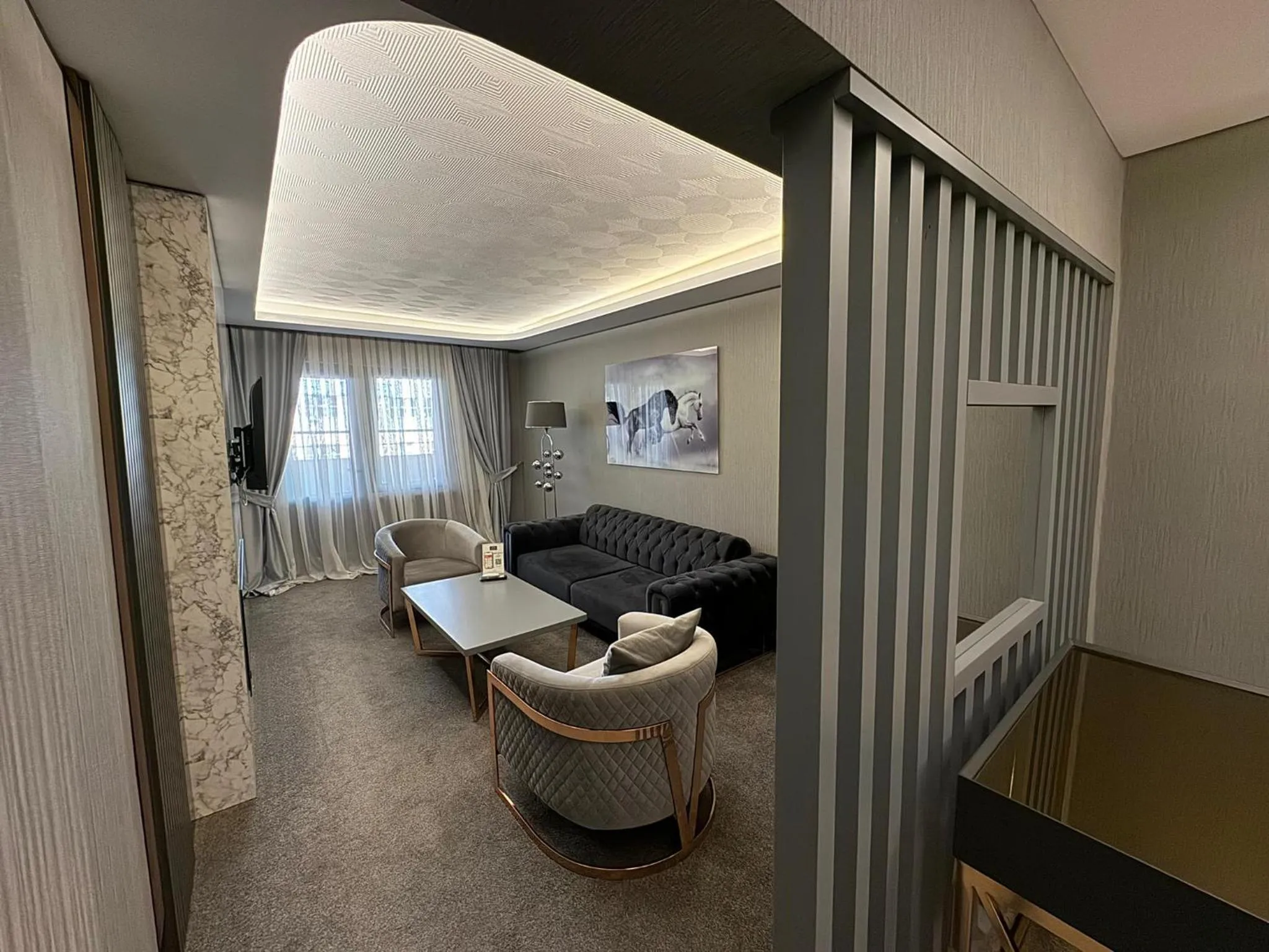 Seating area, Bed in BÇ Ruby Hotel