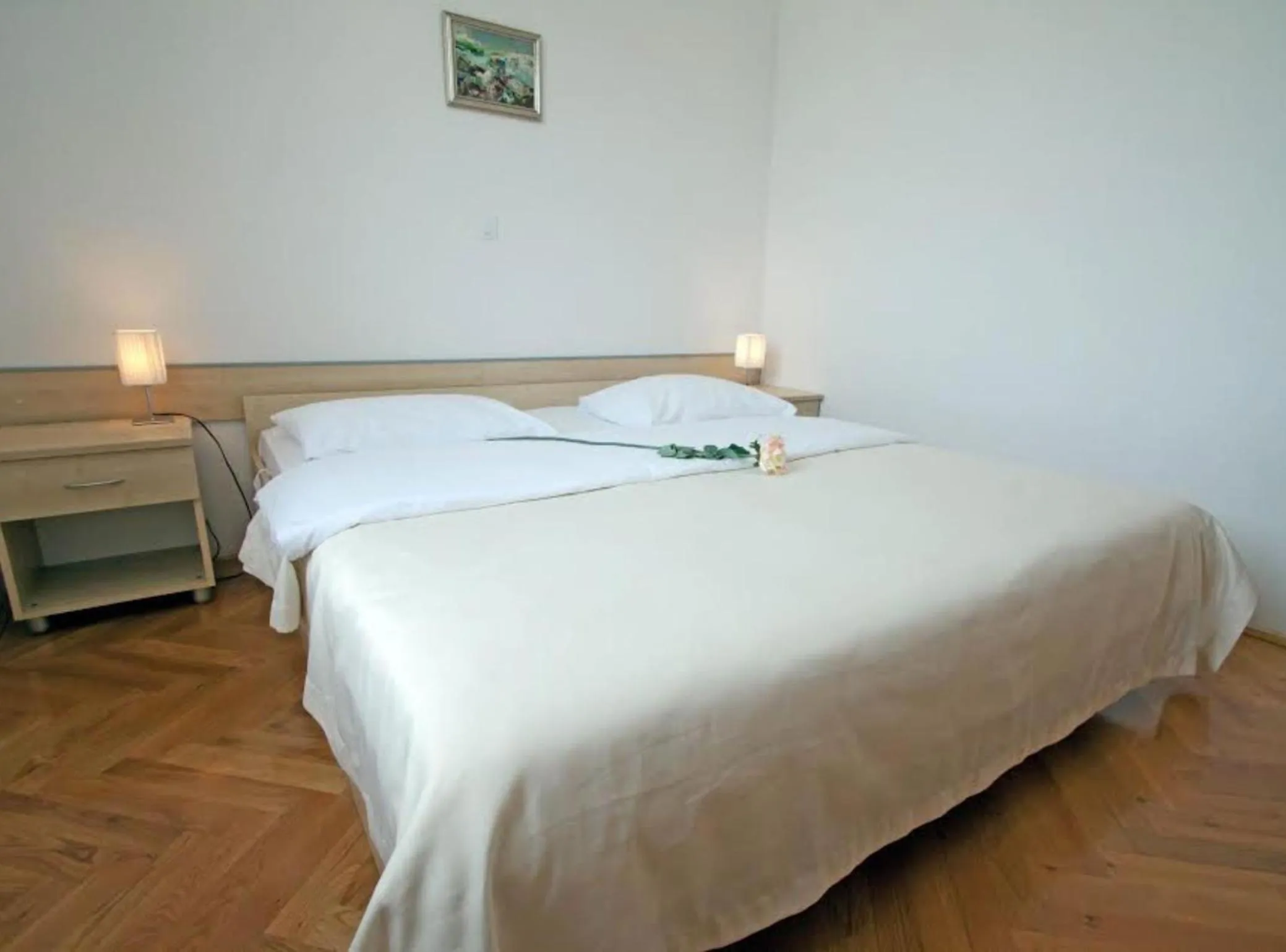 Bedroom in Beachfront Apartments Tamarix