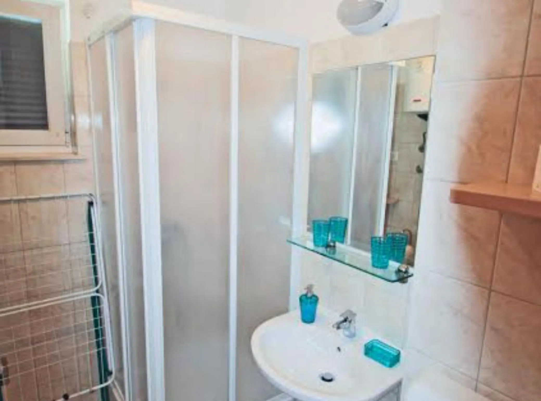Bathroom in Beachfront Apartments Tamarix