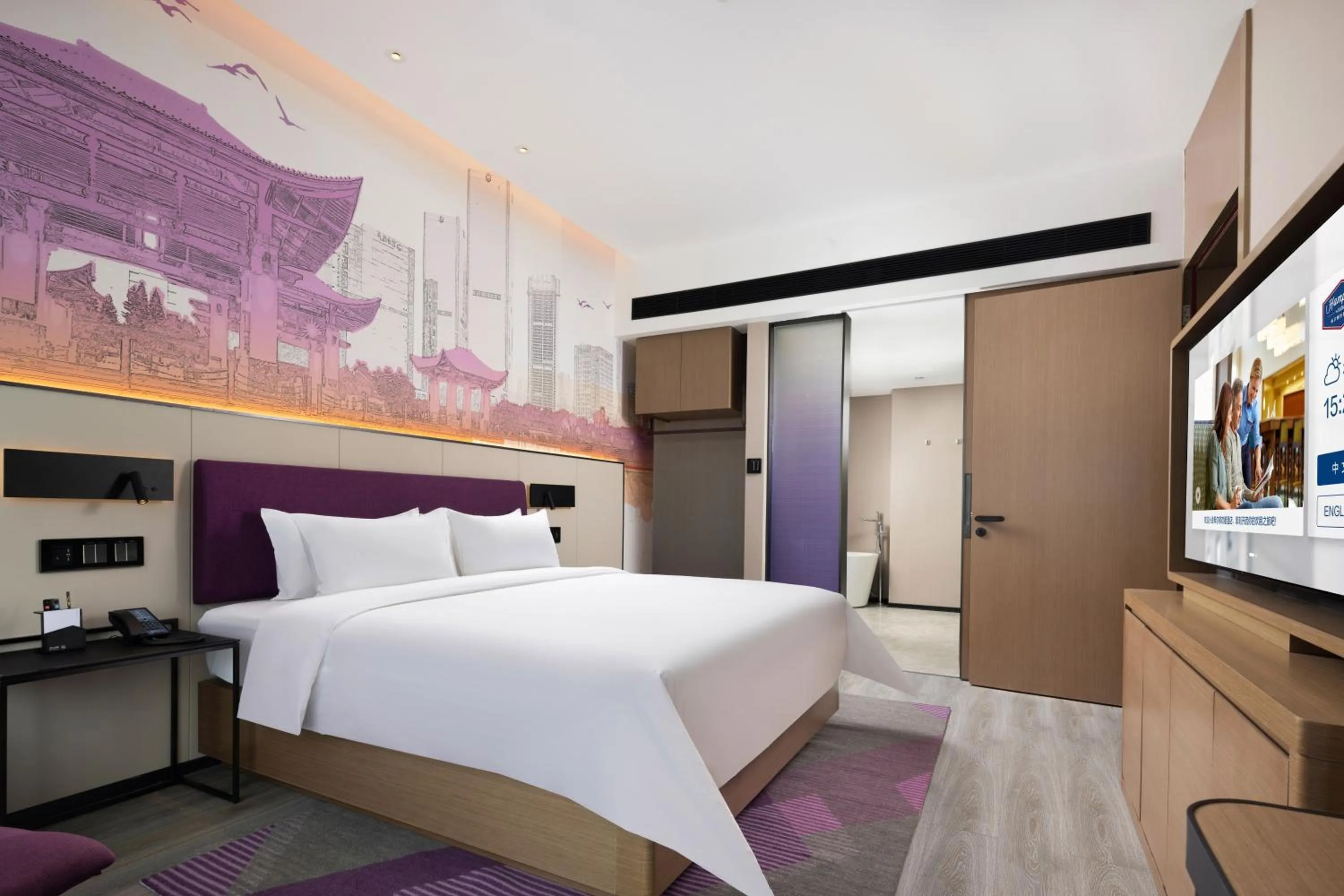 Photo of the whole room, Bed in Hampton By Hilton Foshan Shunde Chencun