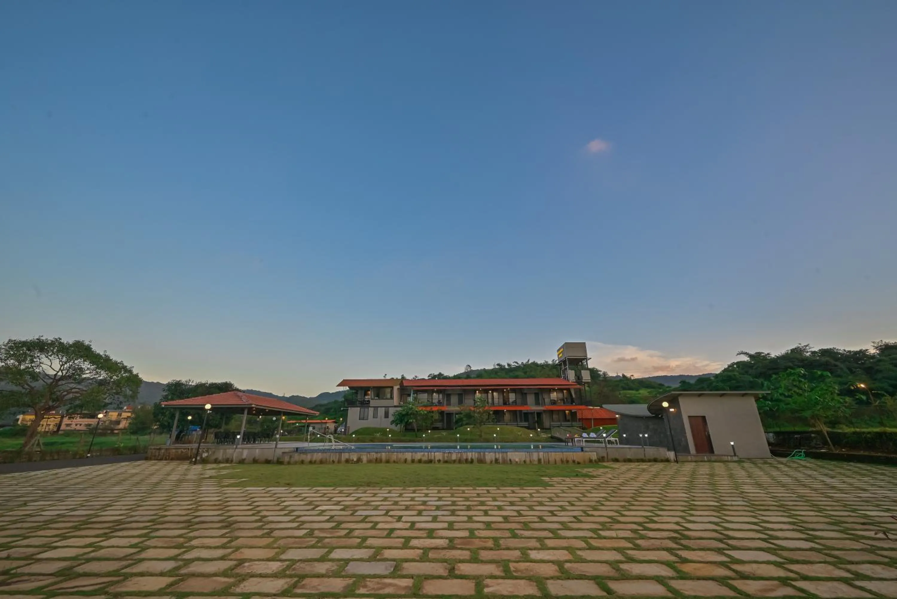 Property building in Bliss Nirvana Resort, Lonavala