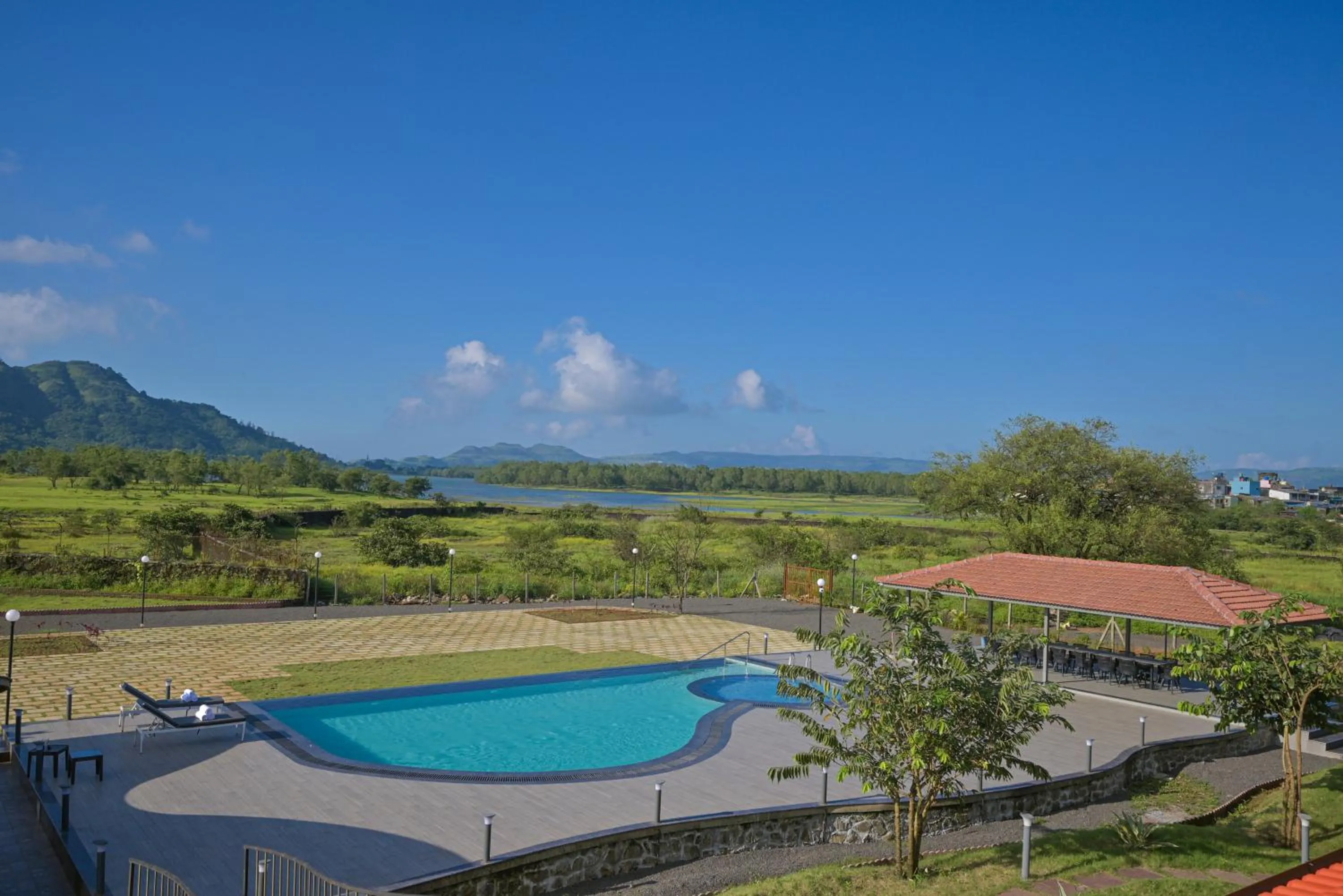 Natural landscape in Bliss Nirvana Resort, Lonavala