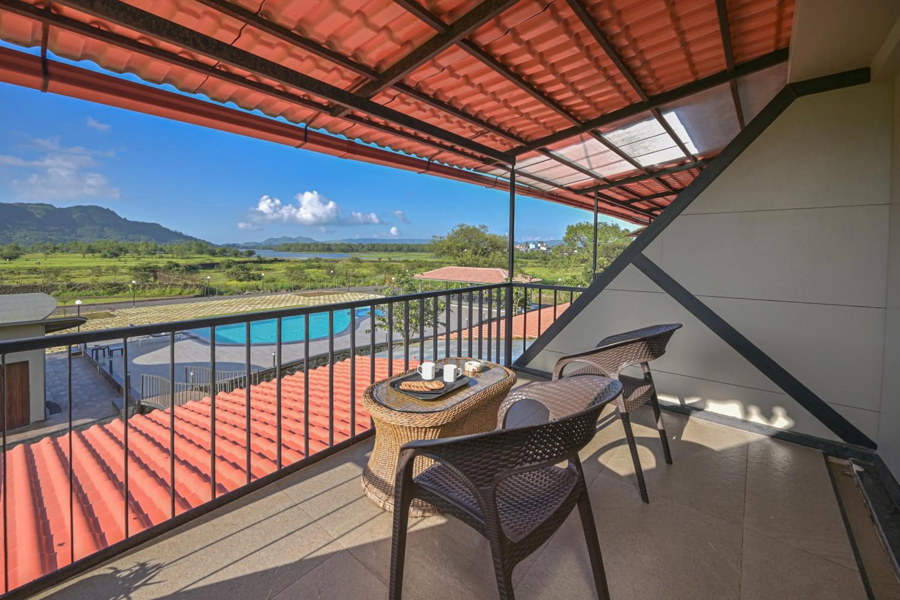 Patio in Bliss Nirvana Resort, Lonavala