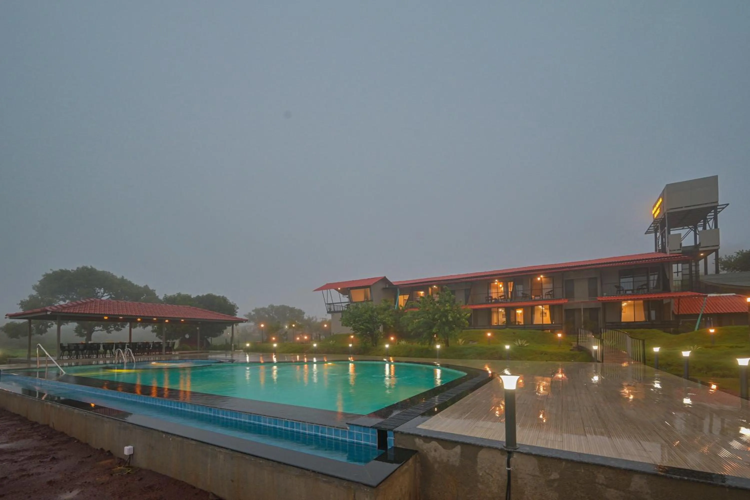 Property building in Bliss Nirvana Resort, Lonavala